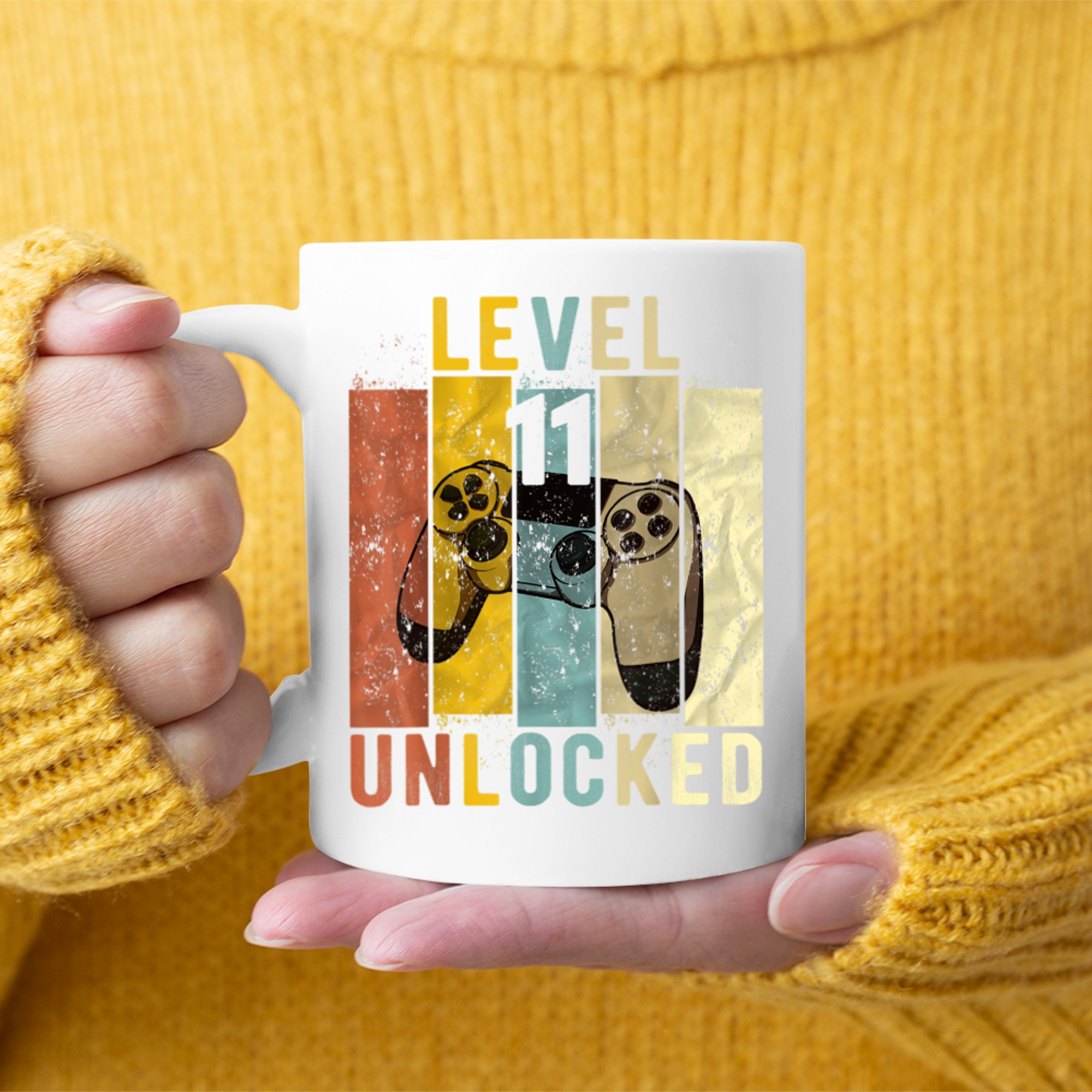 11th Birthday Level Unlocked Video Gamer Mug