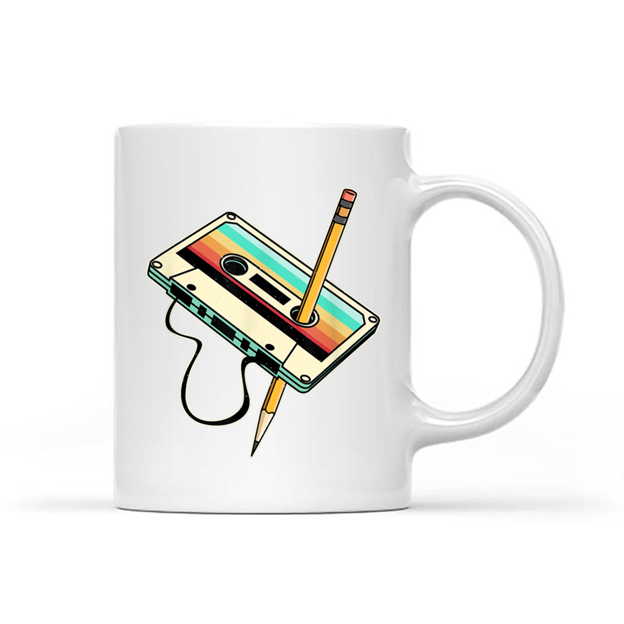 80s 90s Retro Party Cassette Mug