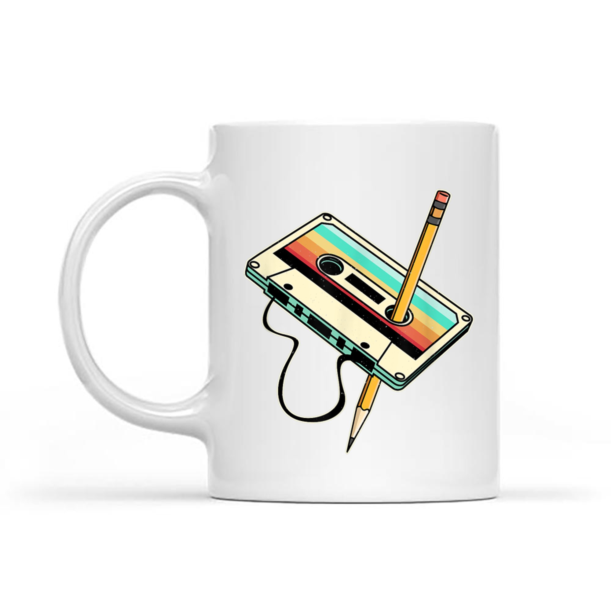 80s 90s Retro Party Cassette Mug