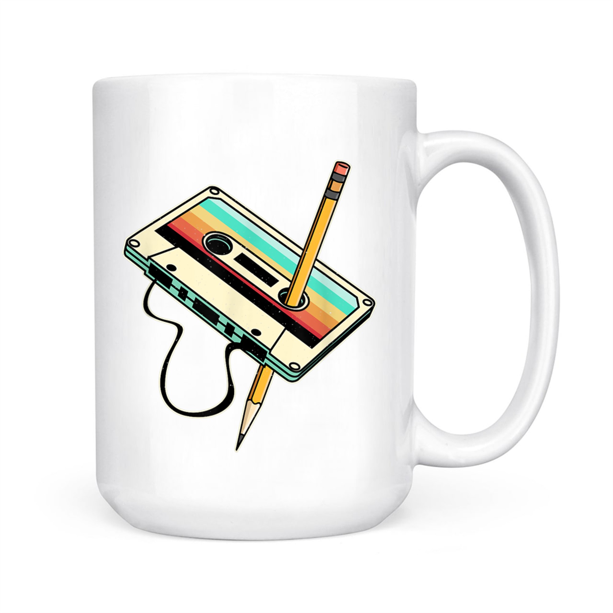 80s 90s Retro Party Cassette Mug