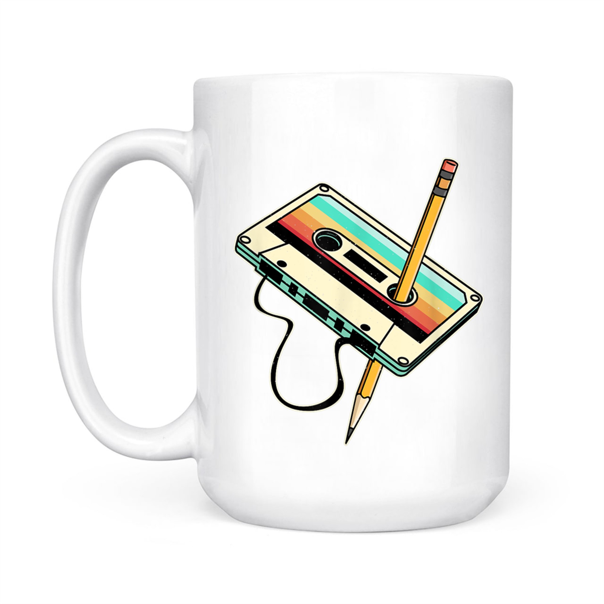 80s 90s Retro Party Cassette Mug