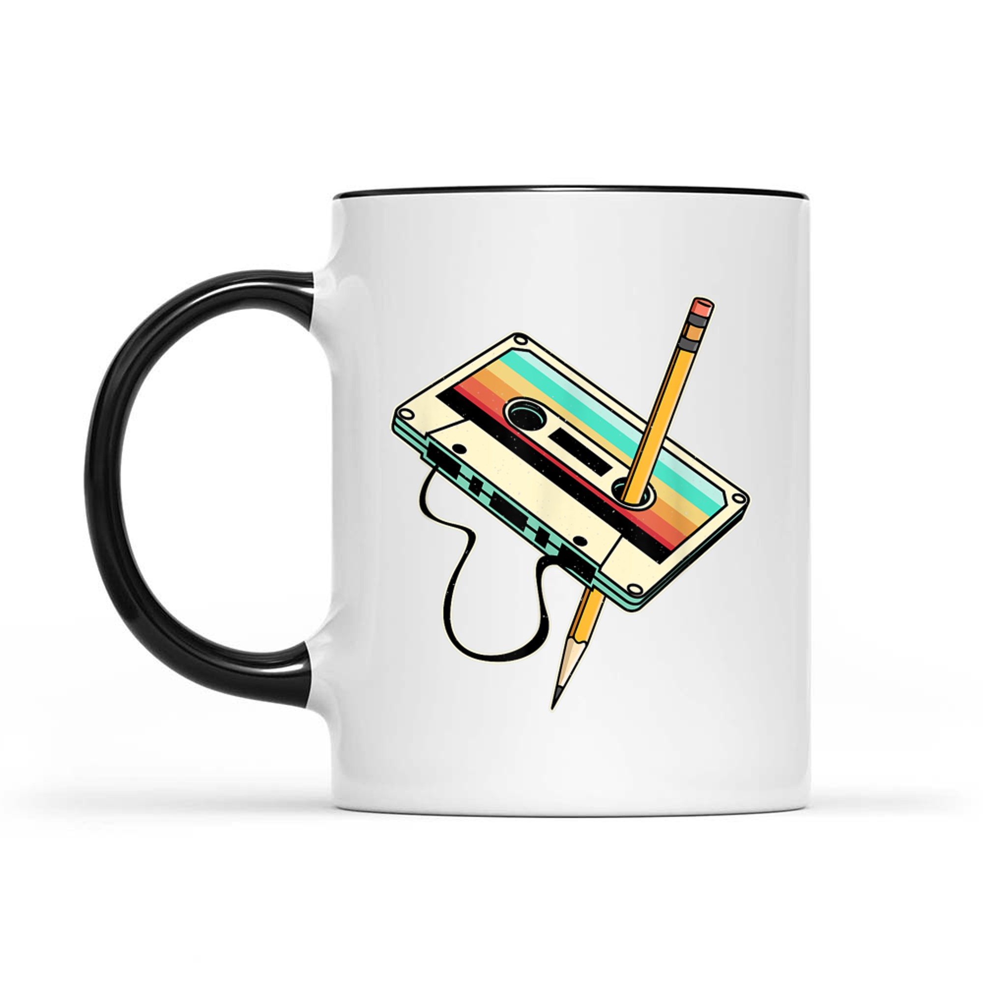 80s 90s Retro Party Cassette Mug