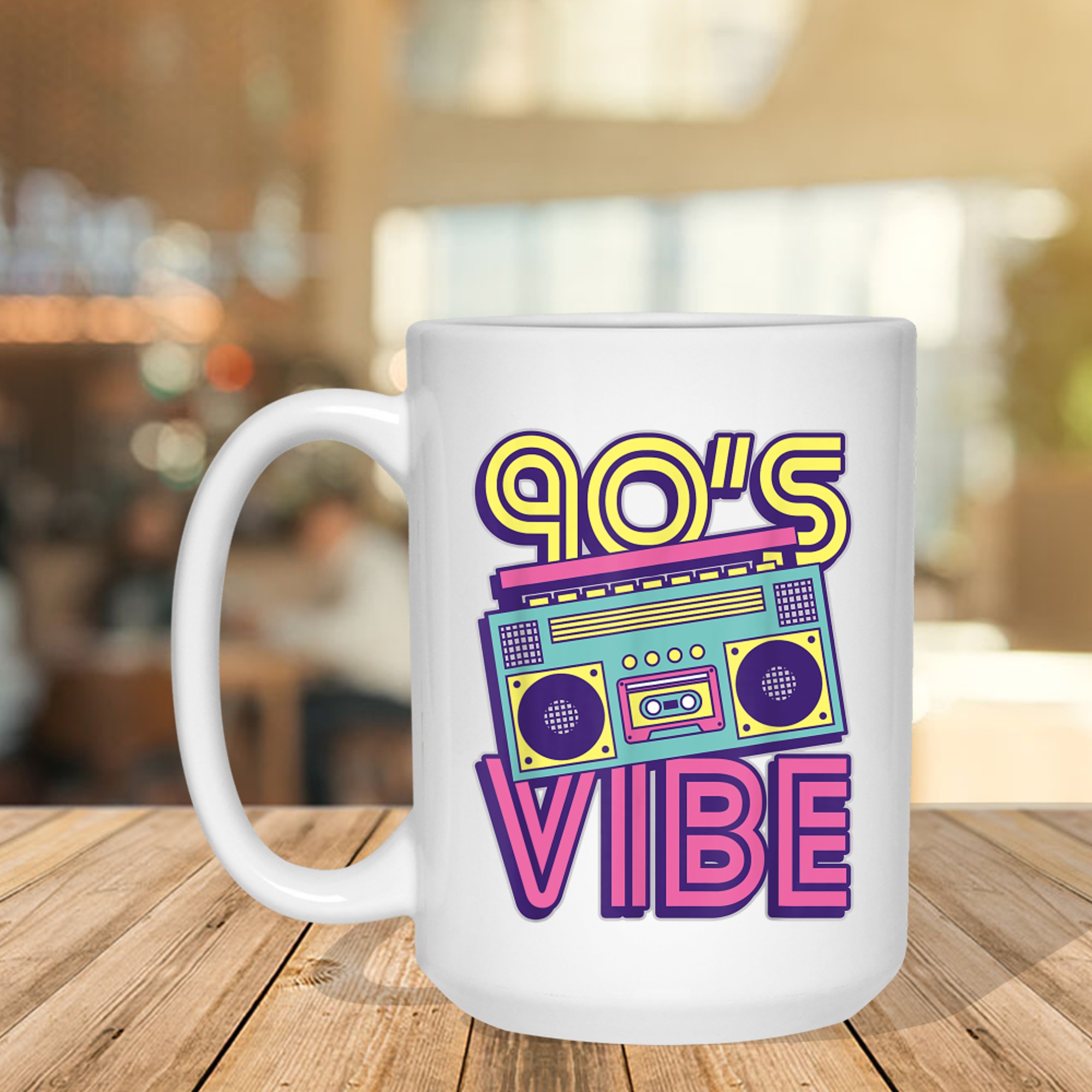90s Vibes 1990s Music Lover Nineties Costume Party Retro 90s Mug