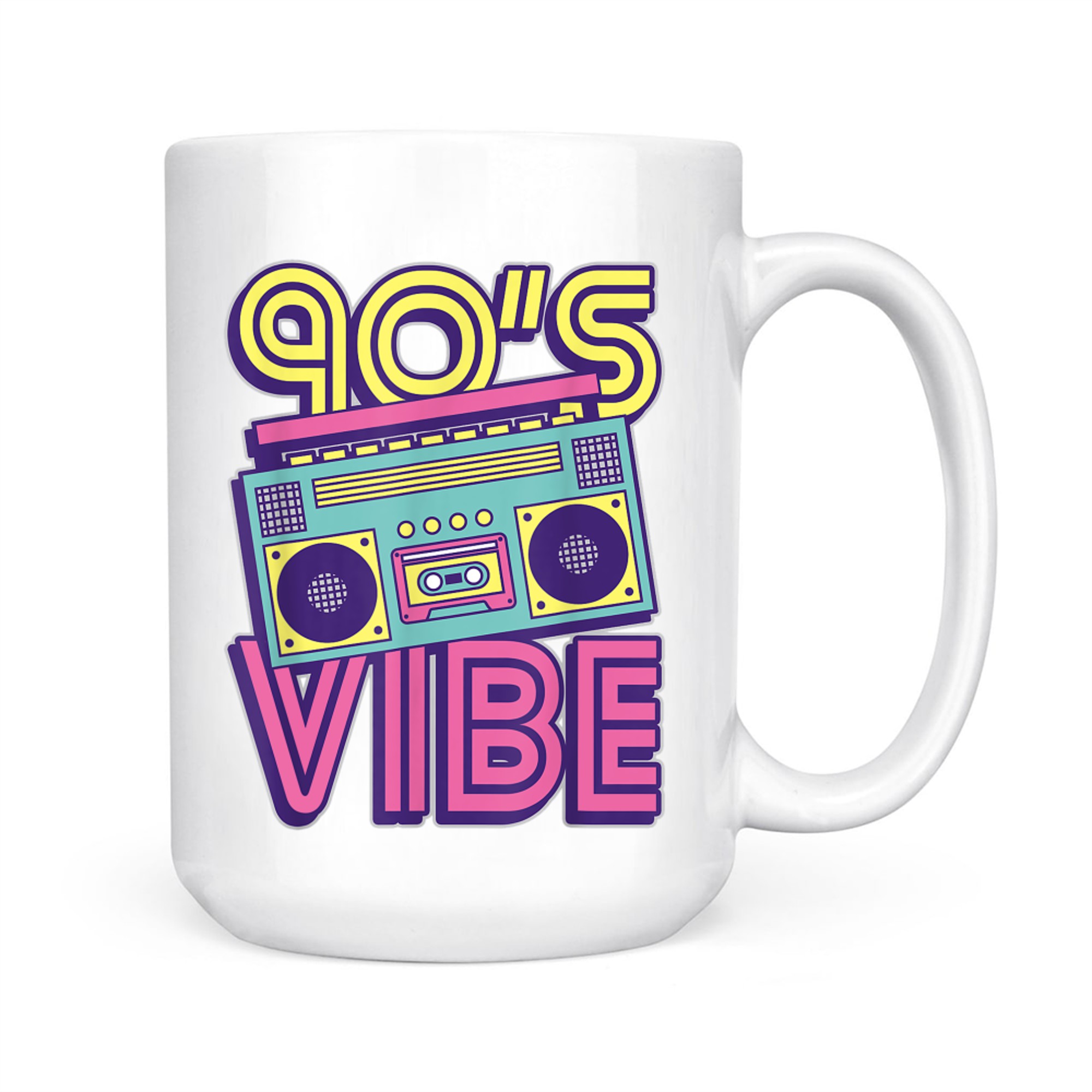 90s Vibes 1990s Music Lover Nineties Costume Party Retro 90s Mug