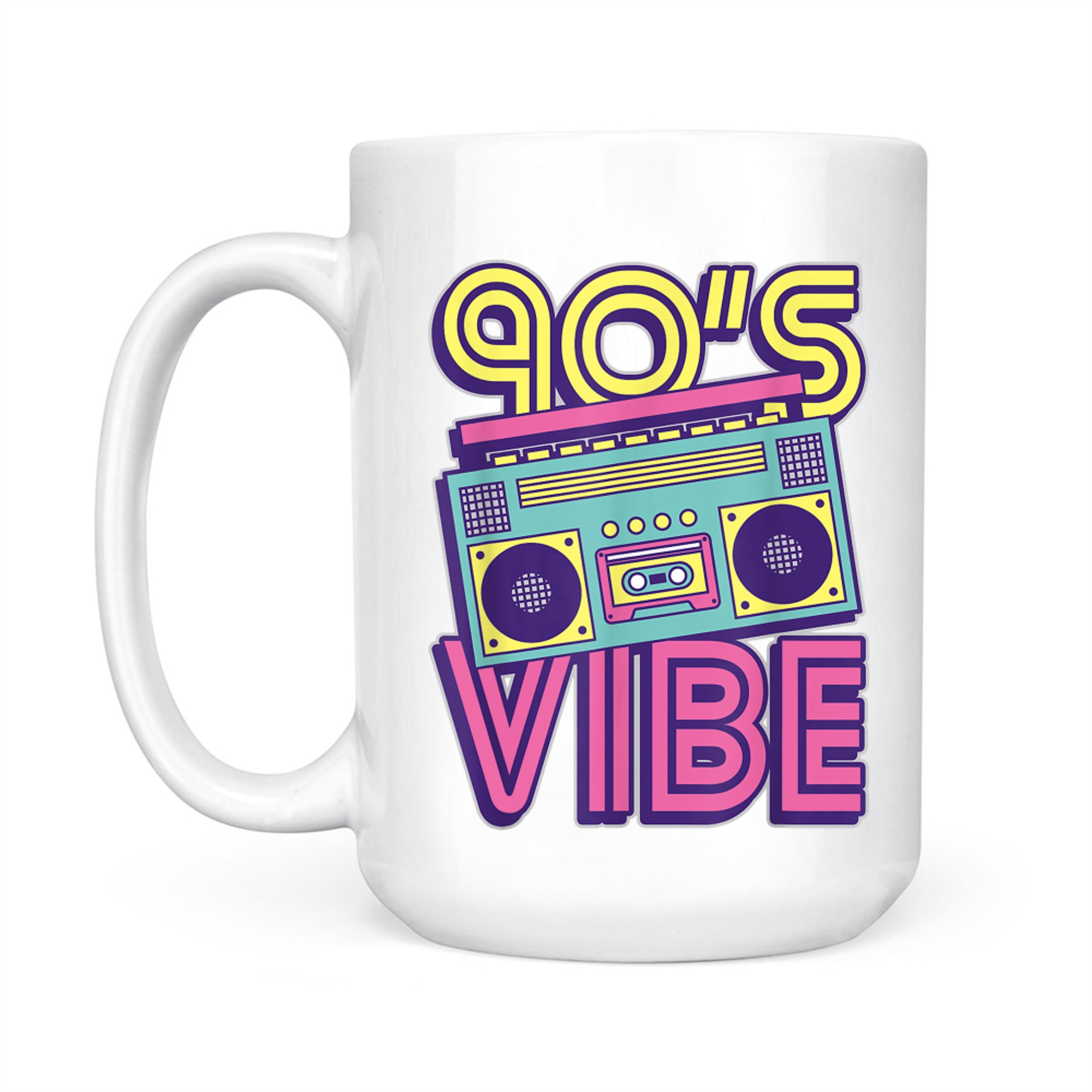 90s Vibes 1990s Music Lover Nineties Costume Party Retro 90s Mug