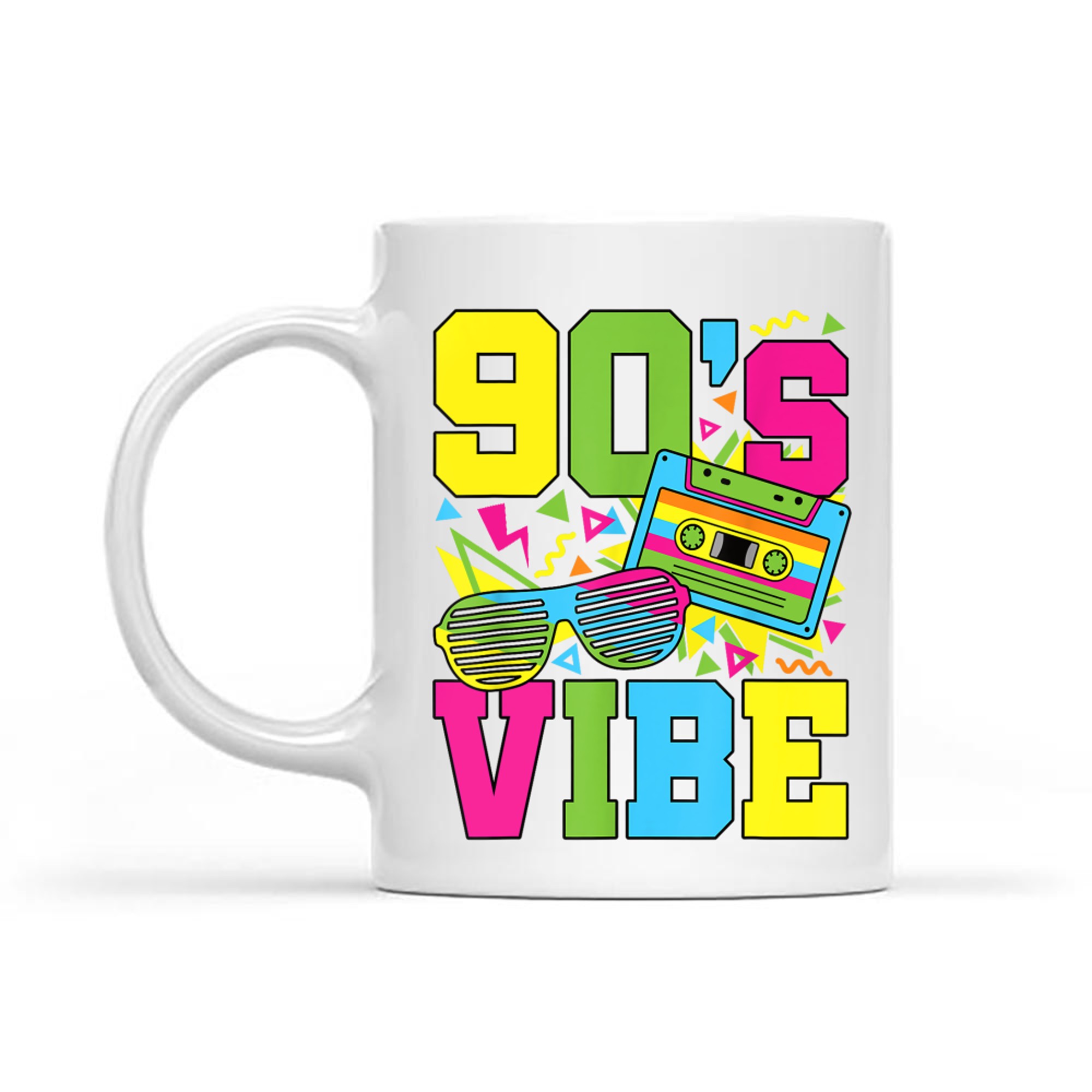 90's Vibes Retro 1990s 90s Style Party Mug