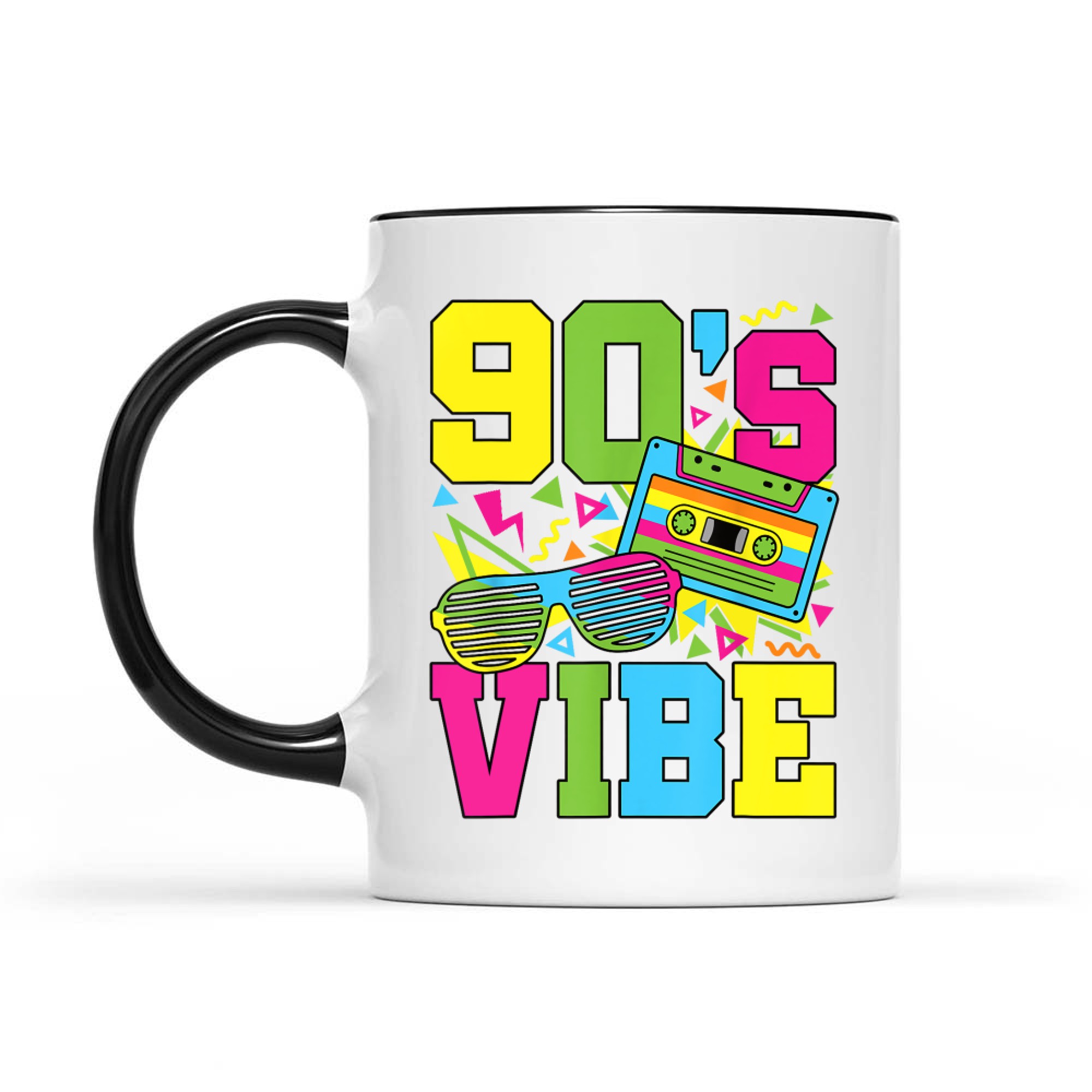 90's Vibes Retro 1990s 90s Style Party Mug
