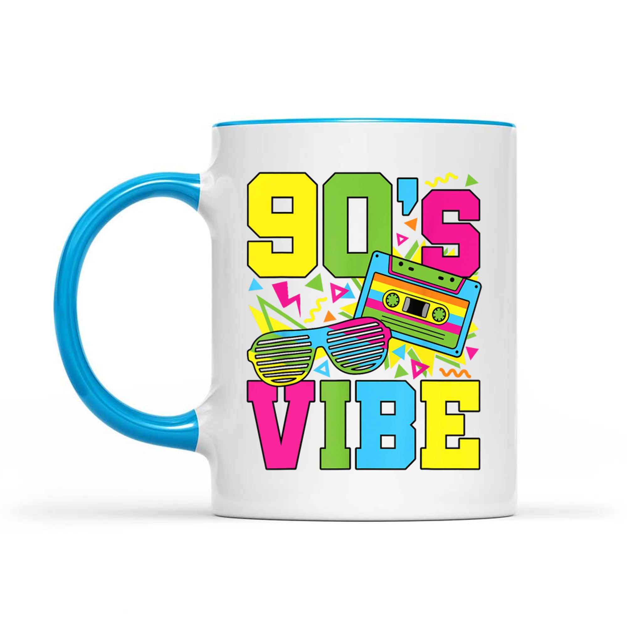 90's Vibes Retro 1990s 90s Style Party Mug