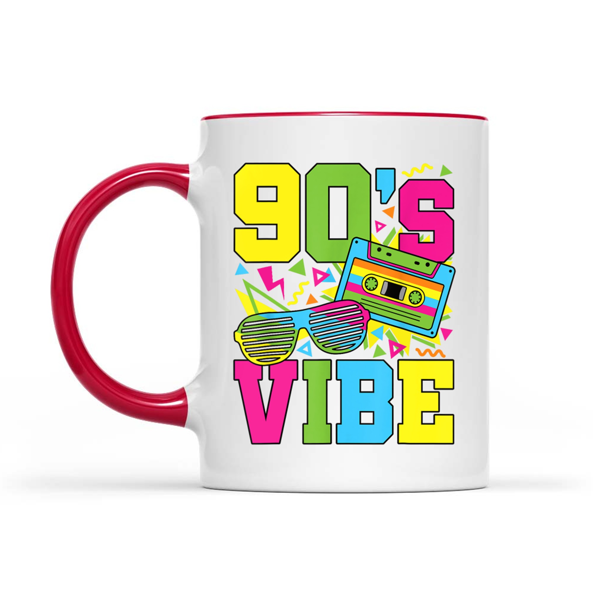 90's Vibes Retro 1990s 90s Style Party Mug