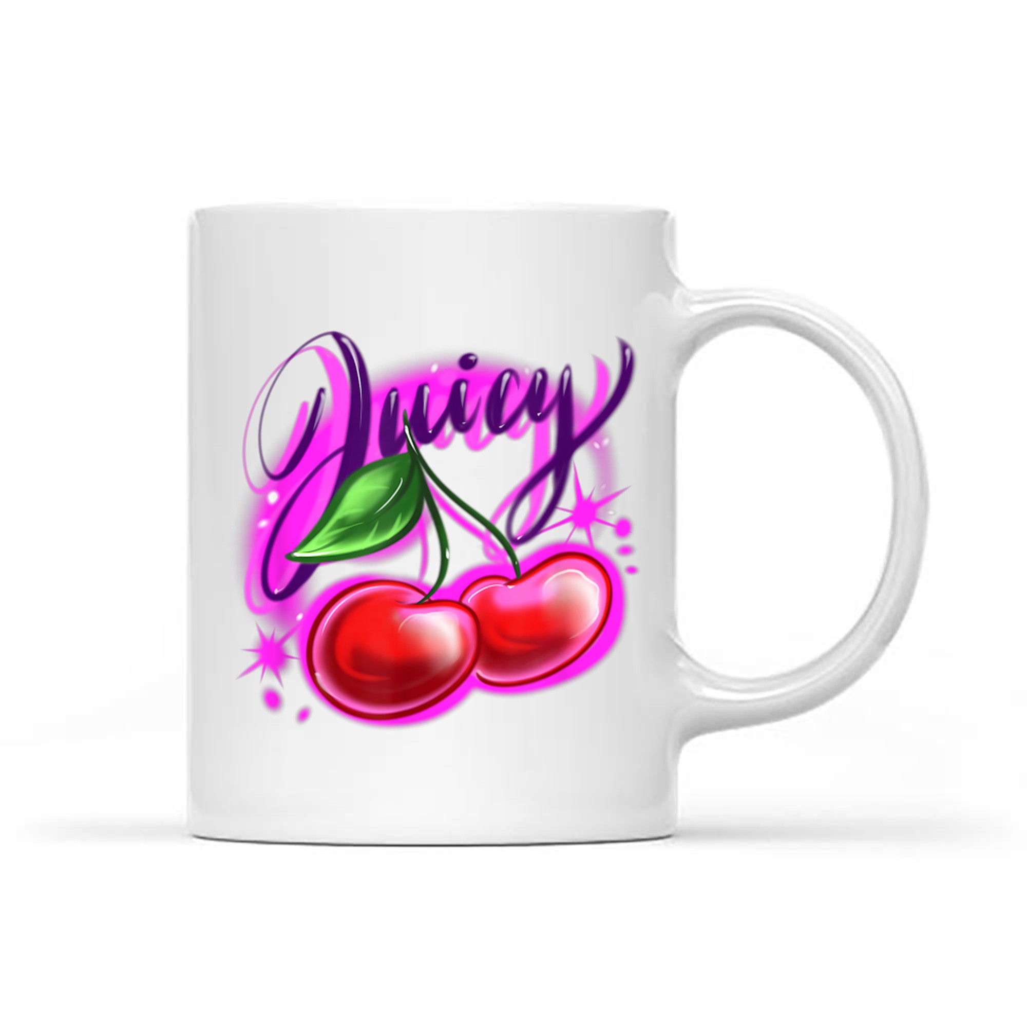 Airbrush Y2k Vintage 2000s, Retro Nerd Aesthetic Mug