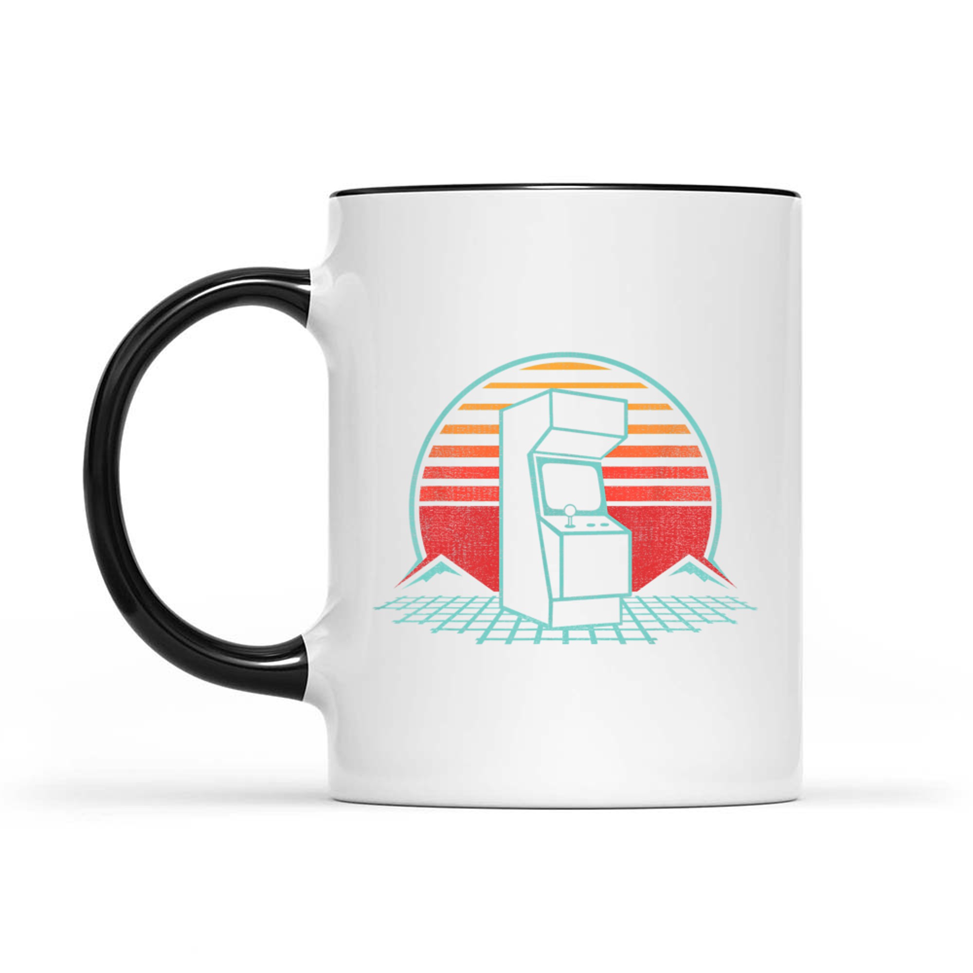 Arcade Game Machine Cabinet Nostalgia Retro 80s Gamer Mug