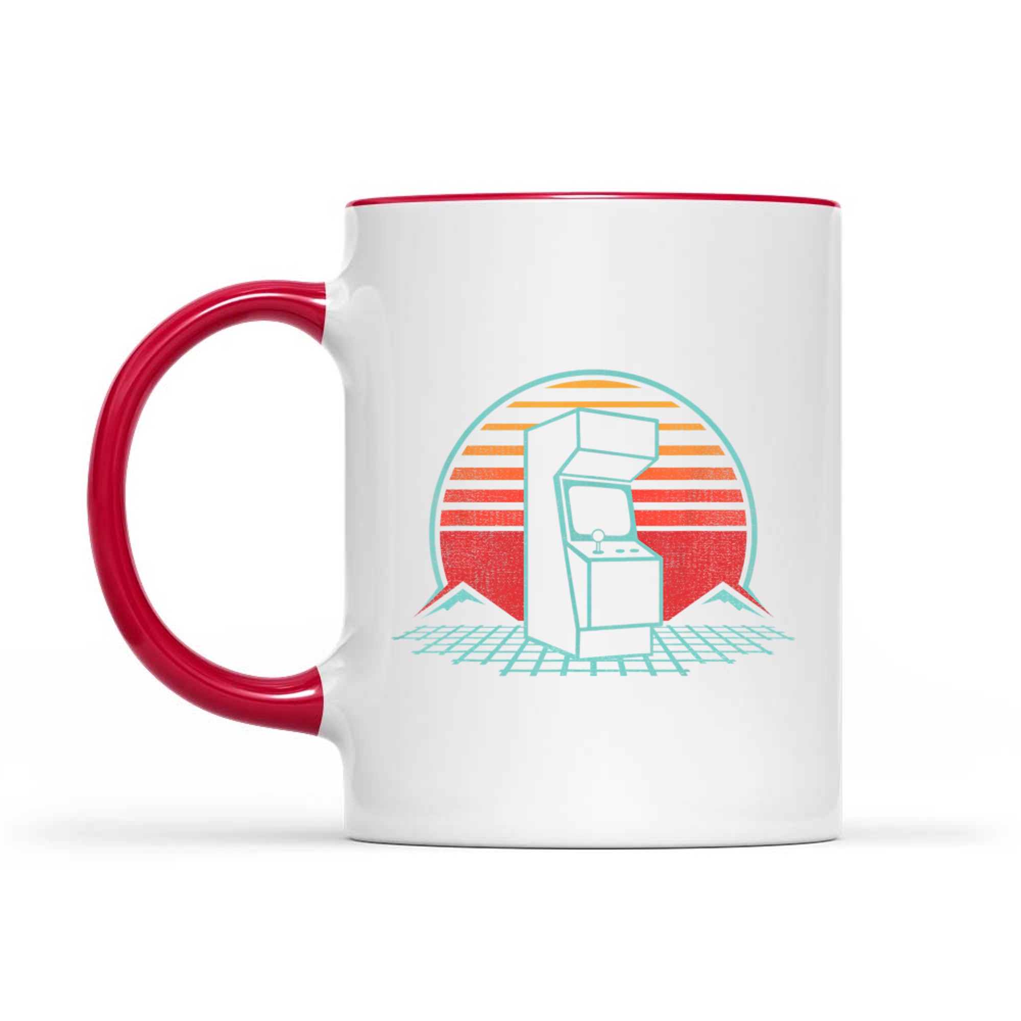 Arcade Game Machine Cabinet Nostalgia Retro 80s Gamer Mug