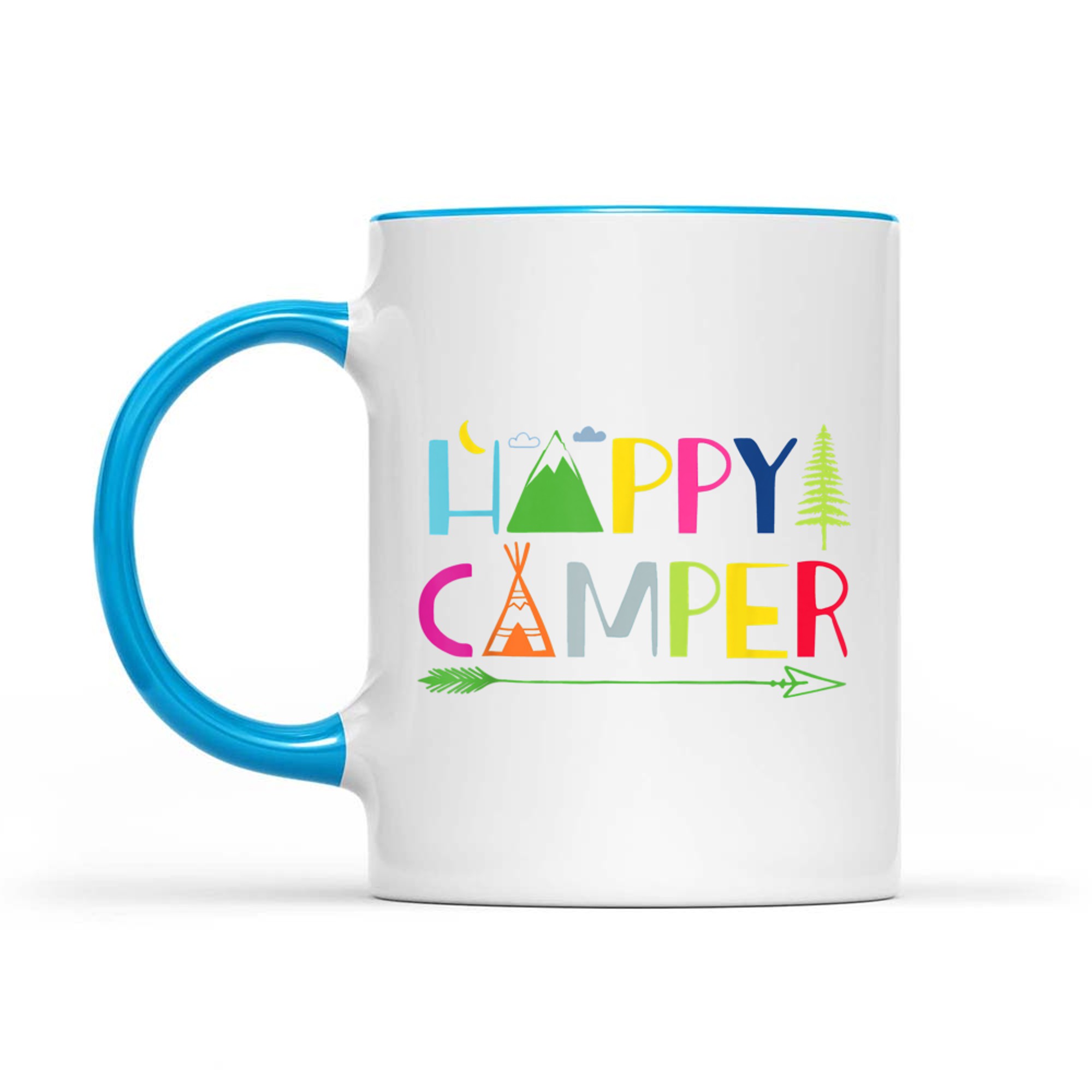 Arrow Camper Happy Summer Camp Camping Mug