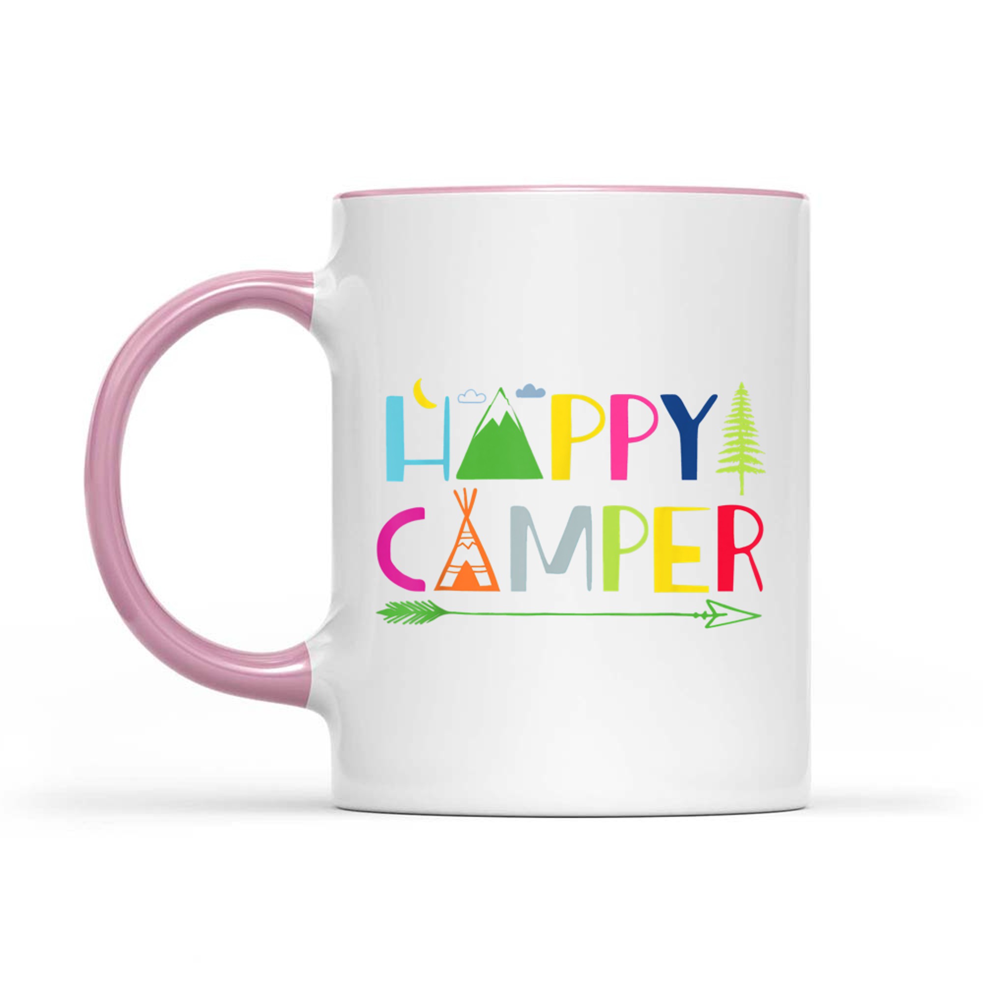 Arrow Camper Happy Summer Camp Camping Mug