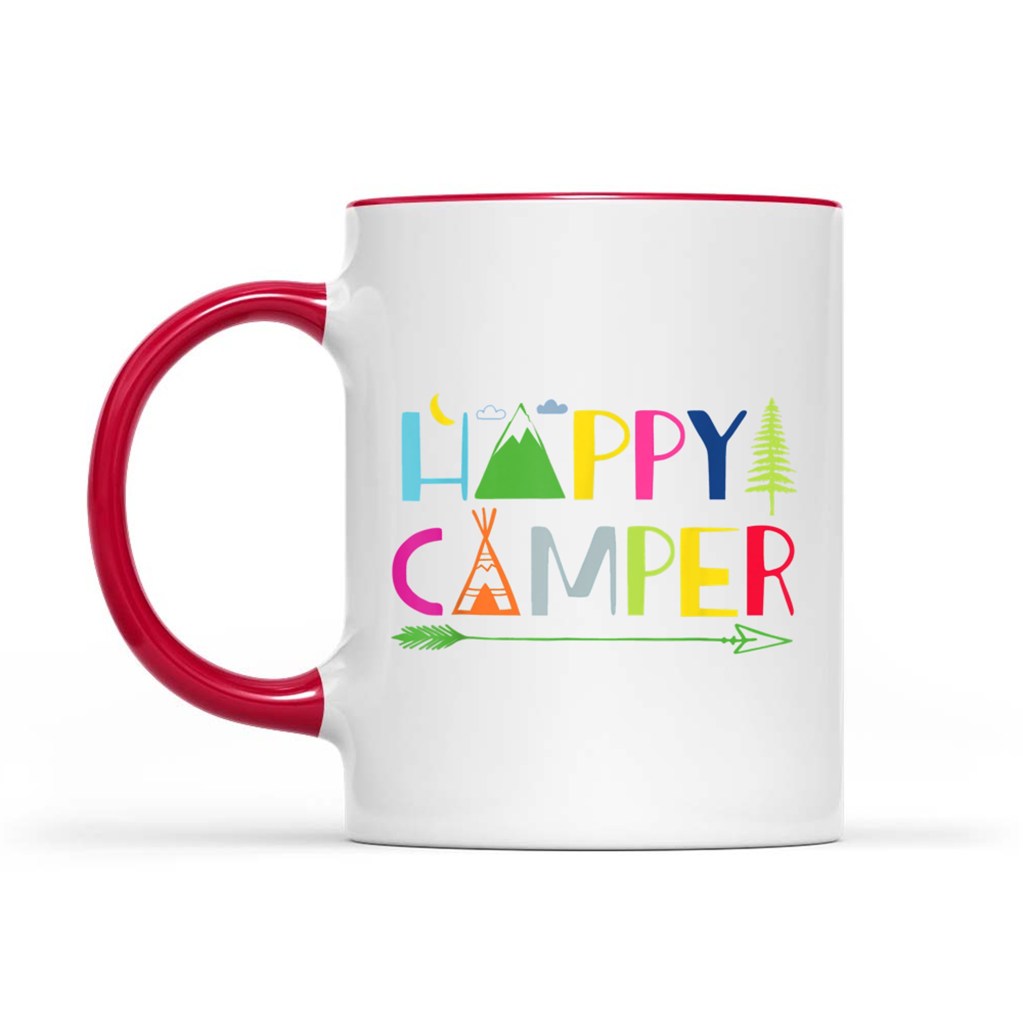 Arrow Camper Happy Summer Camp Camping Mug