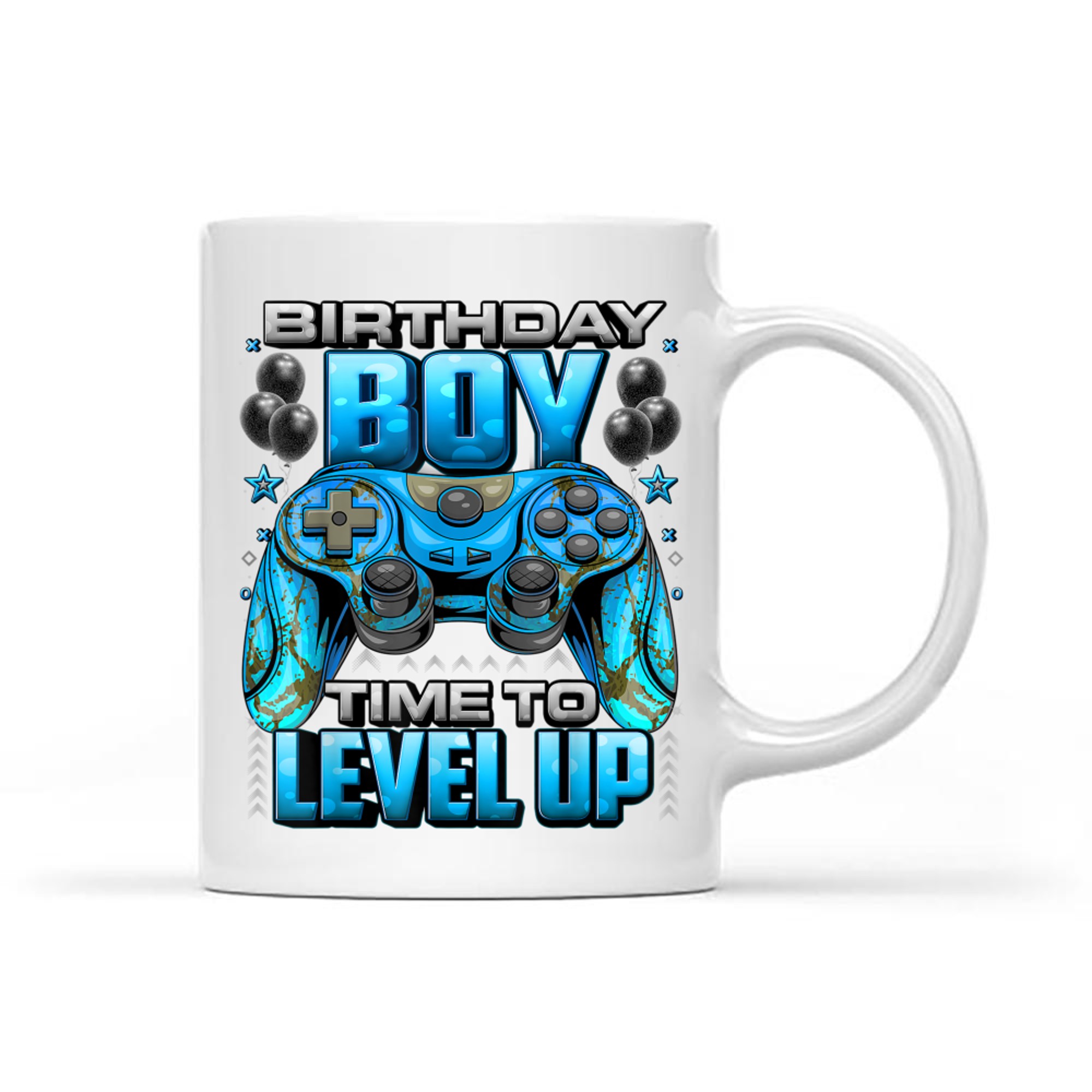 Birthday Boy Time to Level Up Video Gamer Birthday Mug