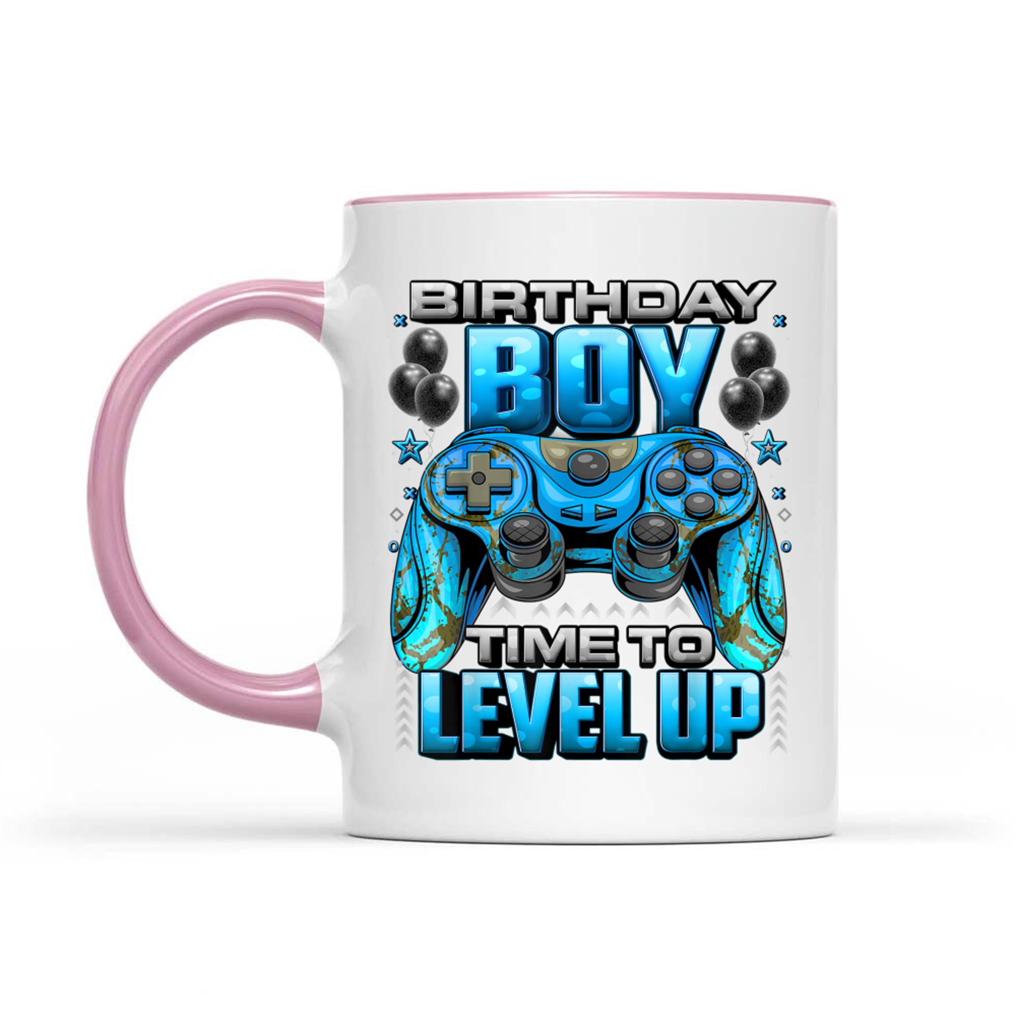 Birthday Boy Time to Level Up Video Gamer Birthday Mug