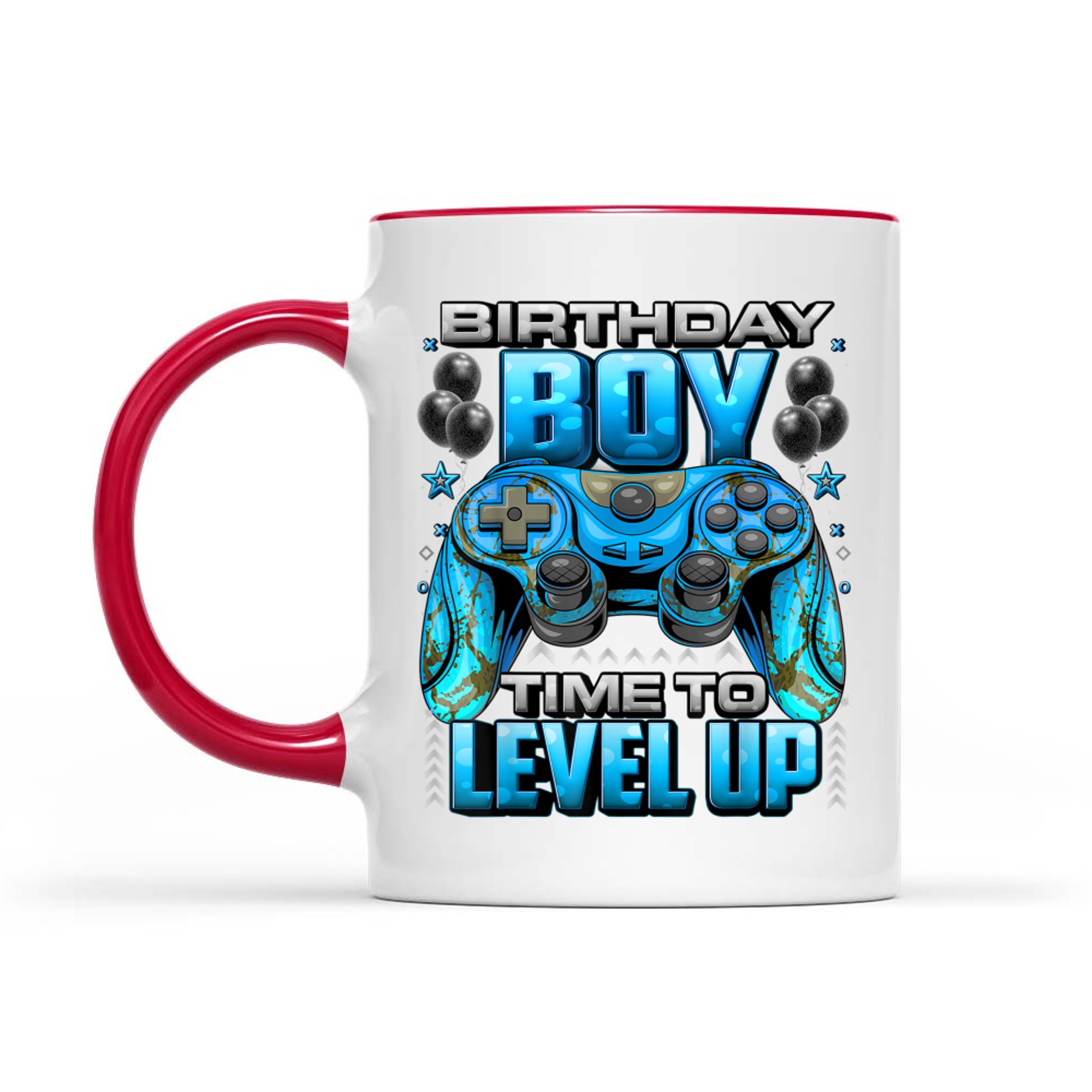 Birthday Boy Time to Level Up Video Gamer Birthday Mug