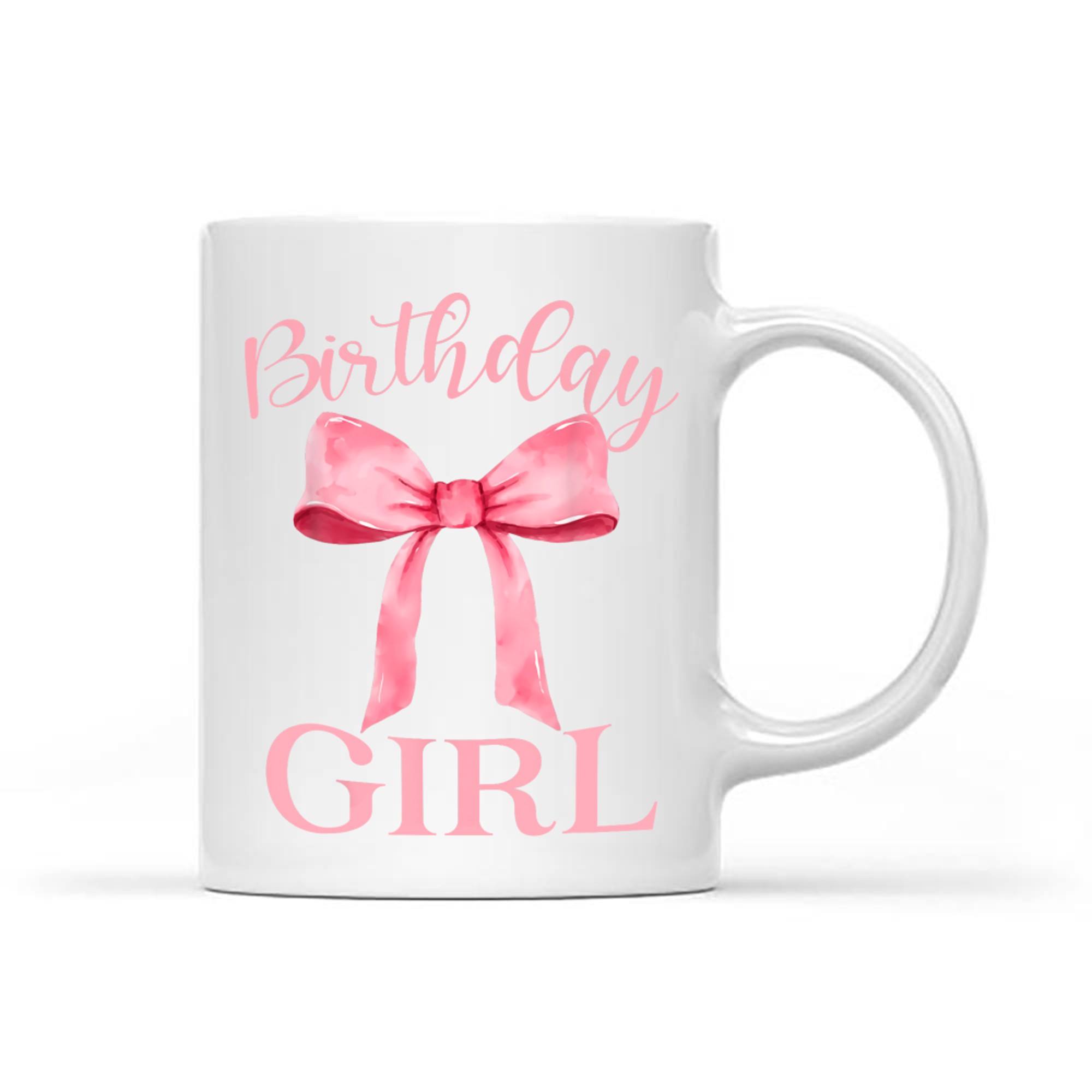 Birthday Girl Pink Aesthetic Bow Girly Y2K Mug