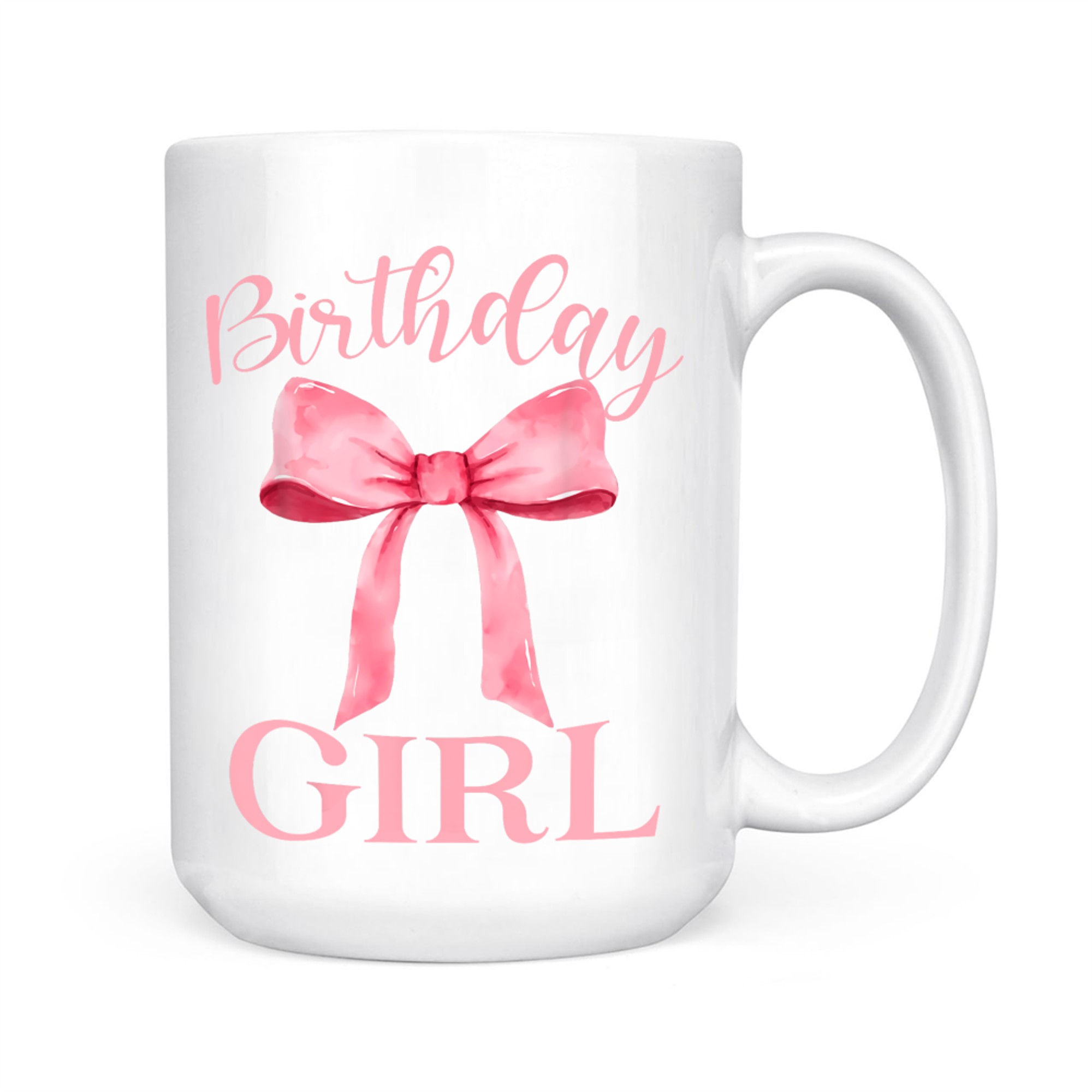 Birthday Girl Pink Aesthetic Bow Girly Y2K Mug