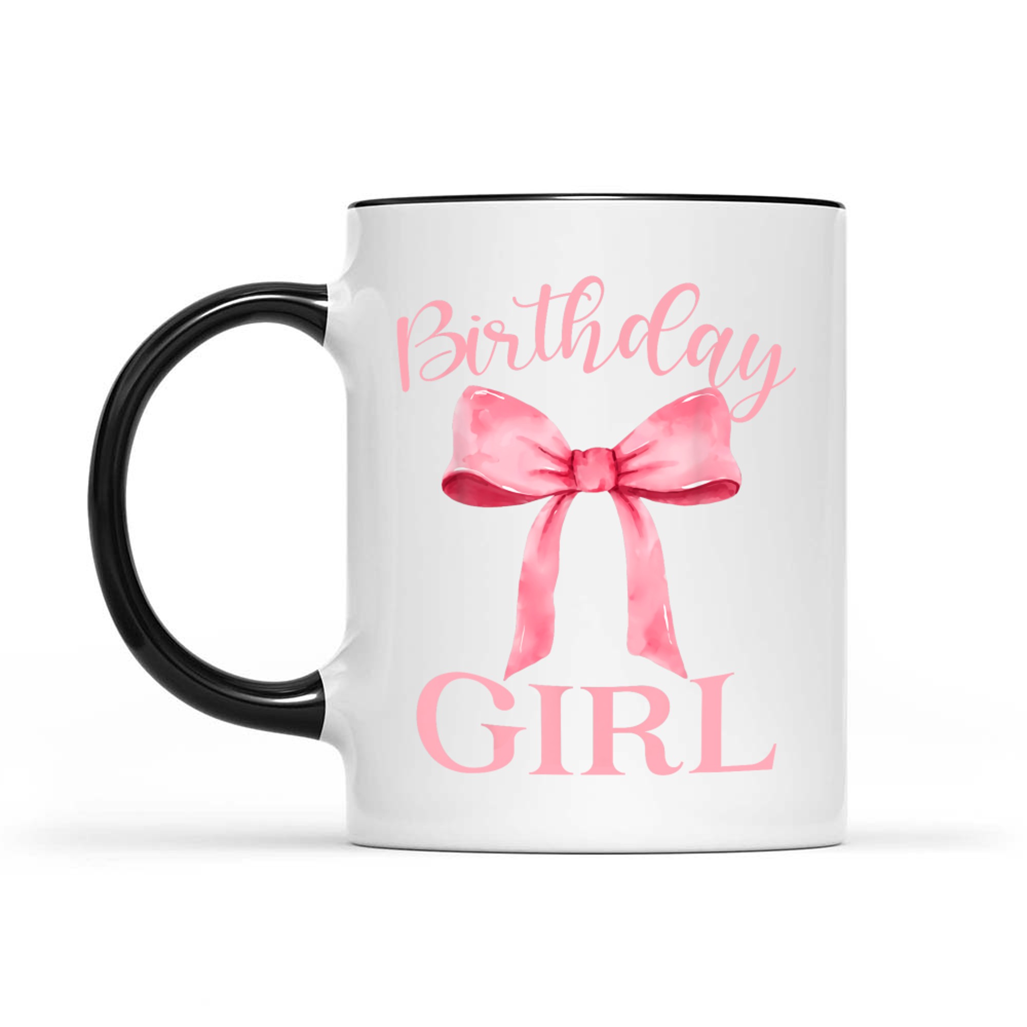 Birthday Girl Pink Aesthetic Bow Girly Y2K Mug