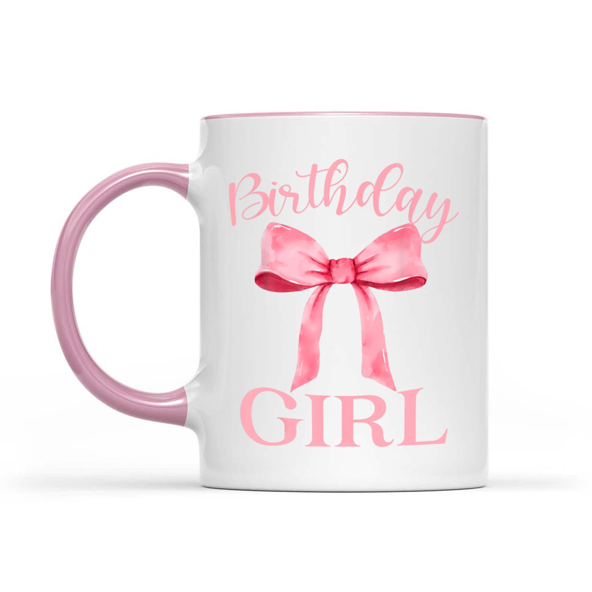 Birthday Girl Pink Aesthetic Bow Girly Y2K Mug
