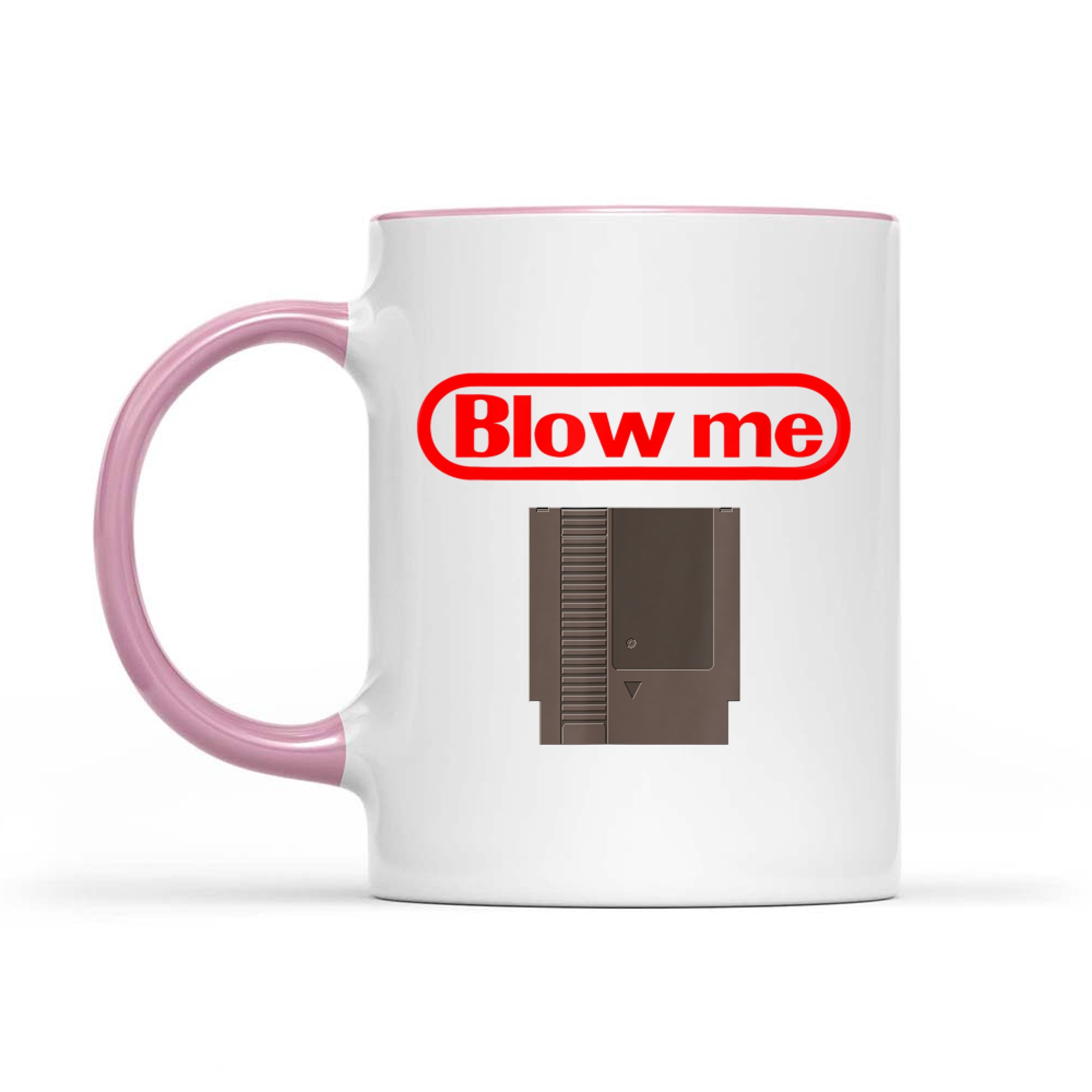 Blow Me Retro Video Game Old School Gamer Mug