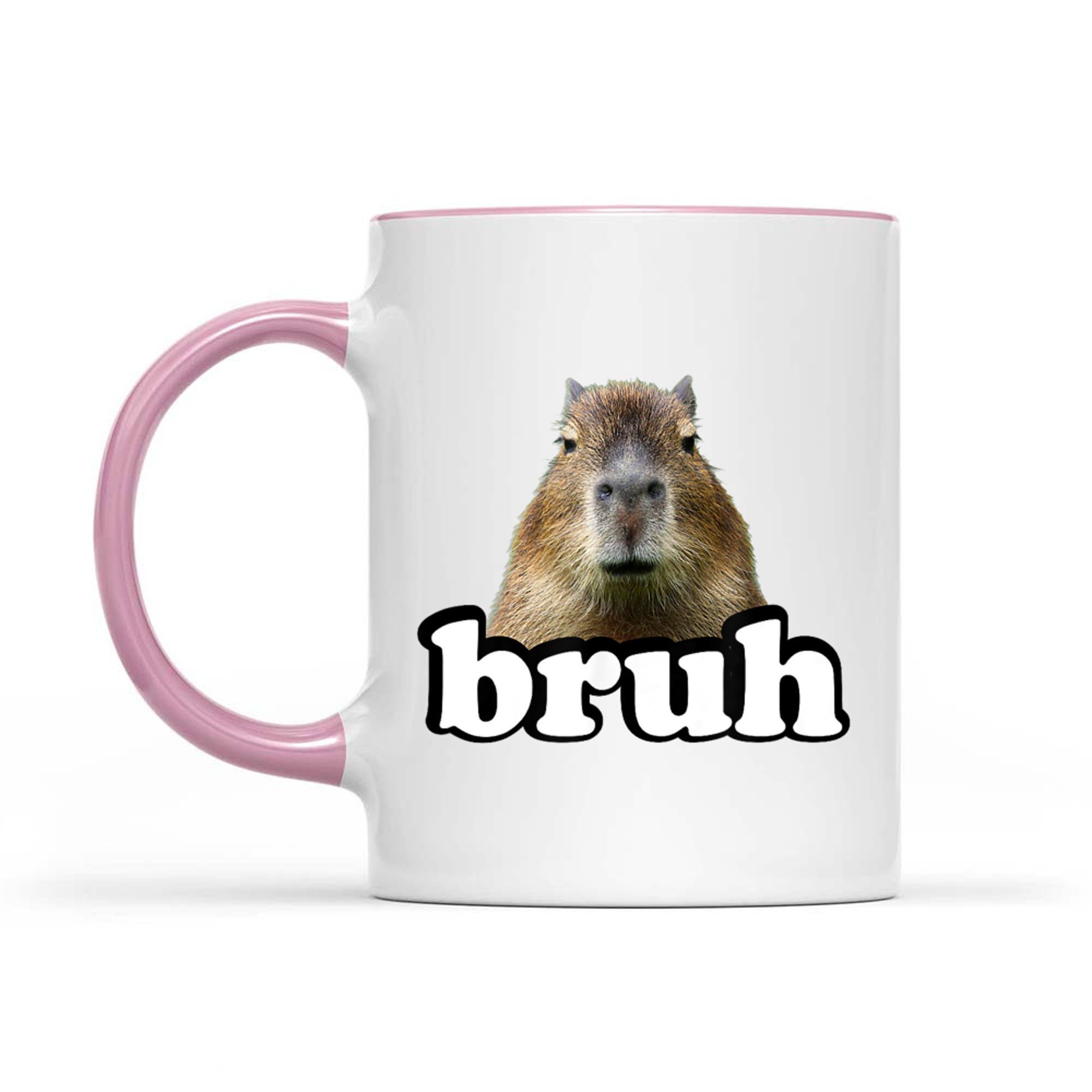Bruh Capybara Meme Funny Animal Lover Mug
