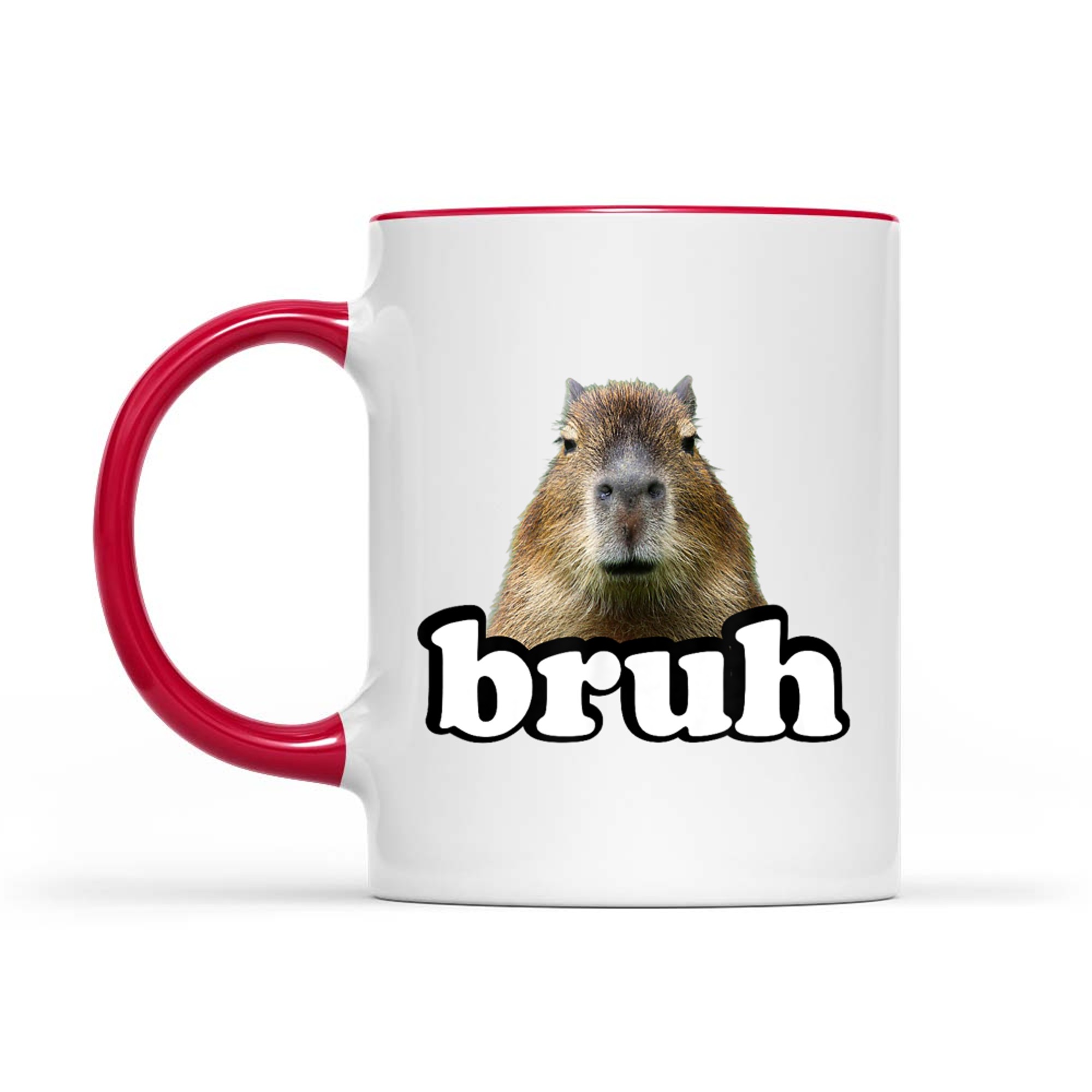 Bruh Capybara Meme Funny Animal Lover Mug
