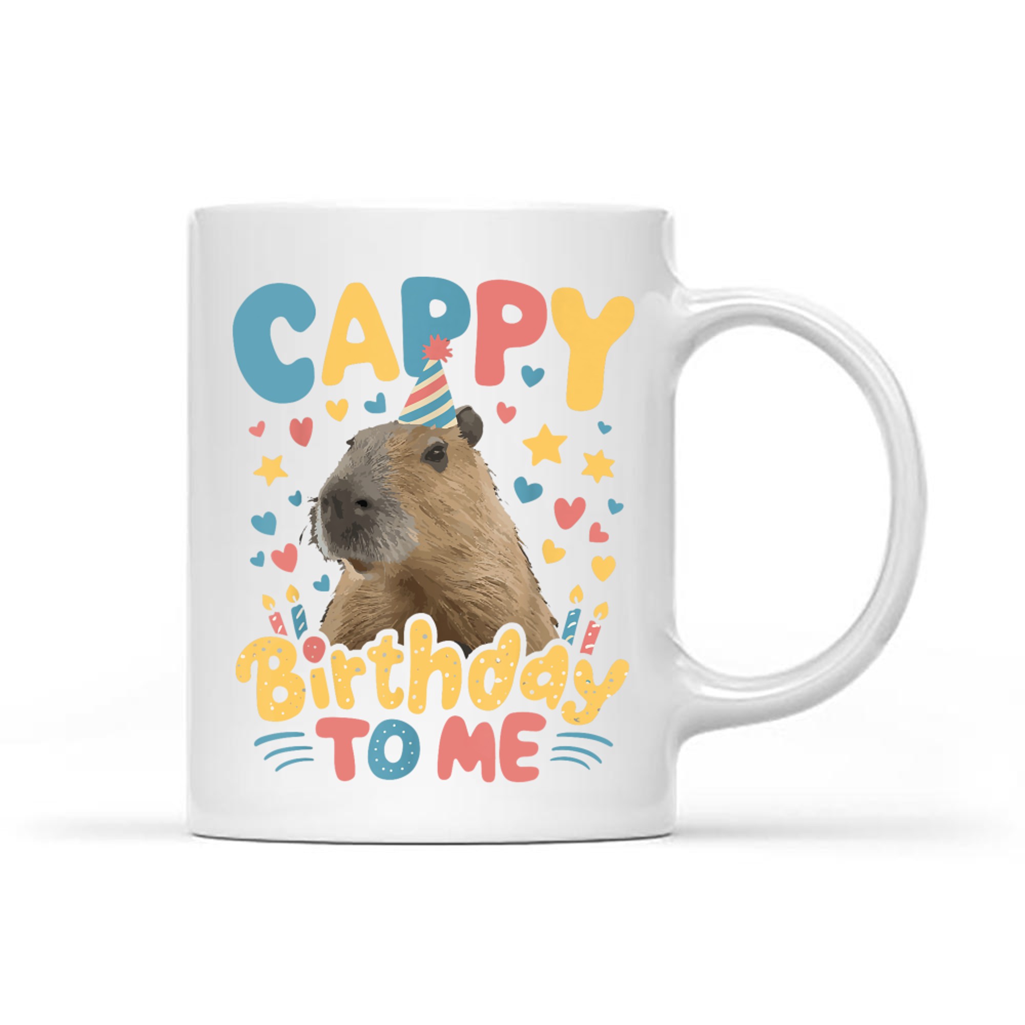 Cappy Birthday To Me Capy Birthday Funny Cute Mug