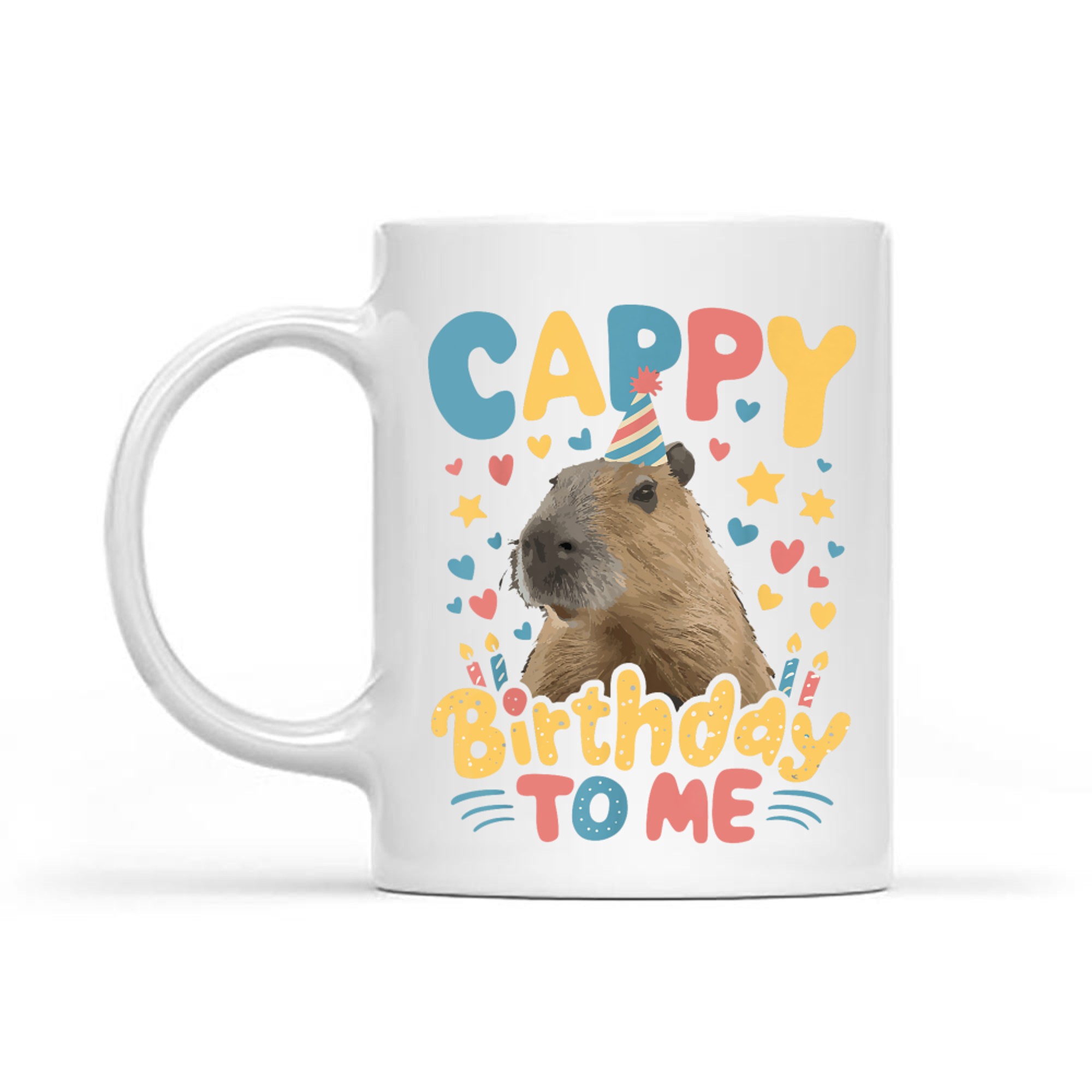 Cappy Birthday To Me Capy Birthday Funny Cute Mug
