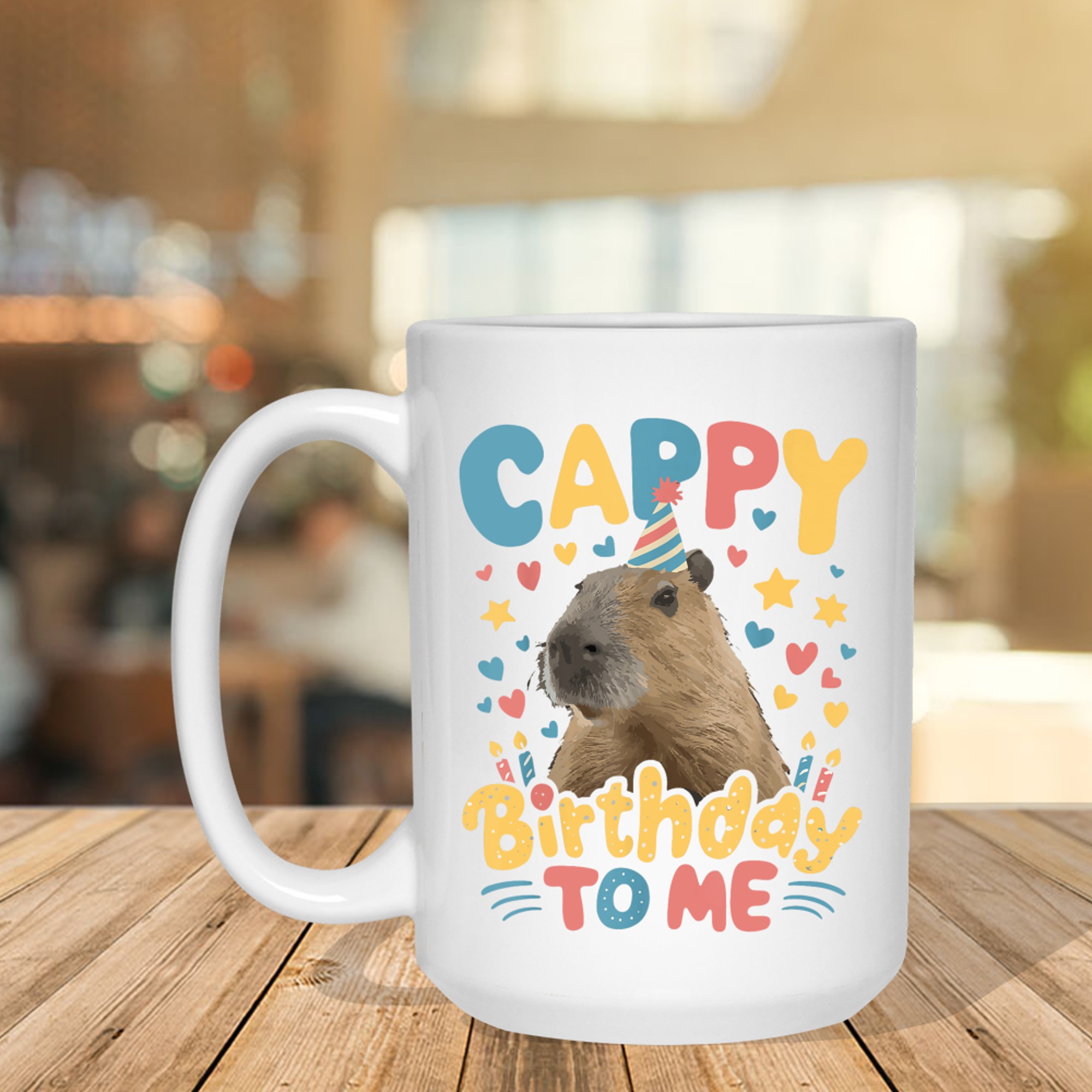 Cappy Birthday To Me Capy Birthday Funny Cute Mug