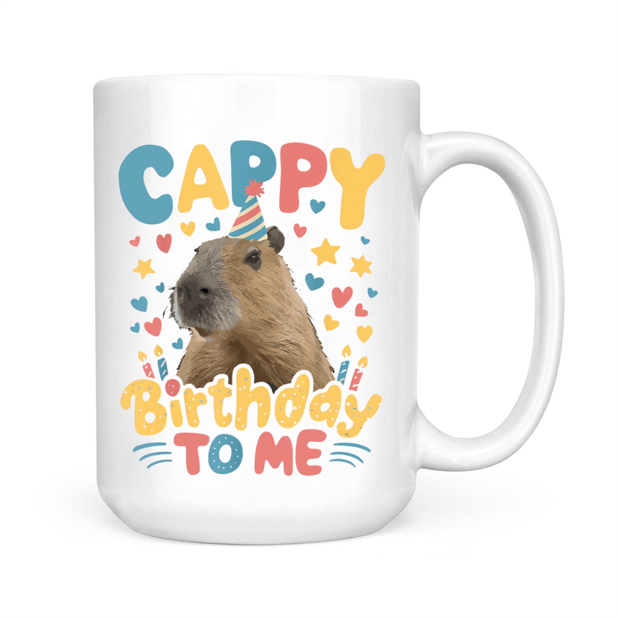 Cappy Birthday To Me Capy Birthday Funny Cute Mug