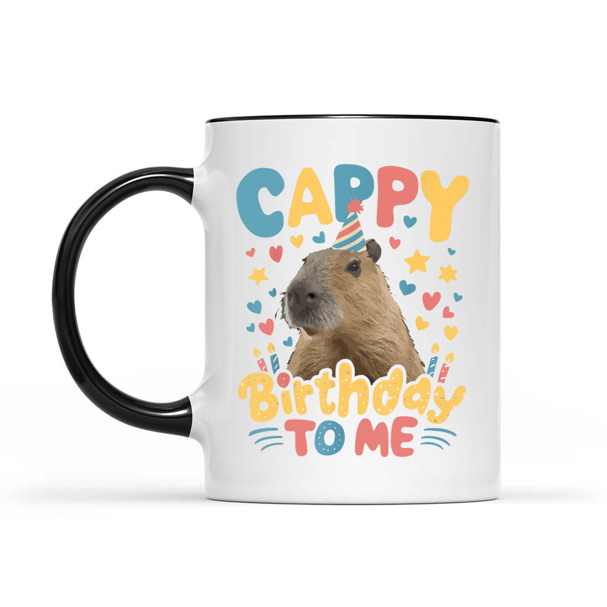 Cappy Birthday To Me Capy Birthday Funny Cute Mug