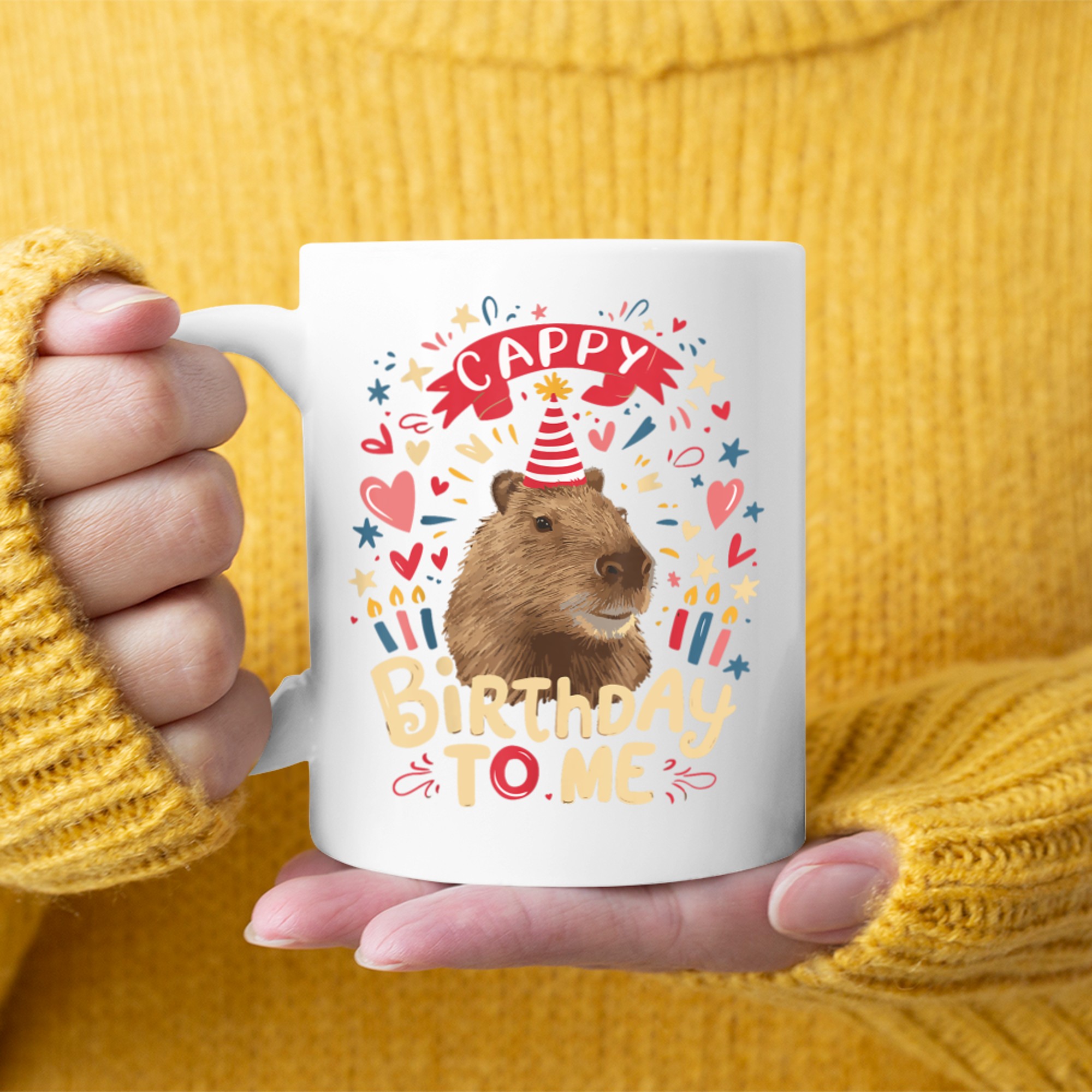 Cappy Birthday To Me Capy Birthday Mug
