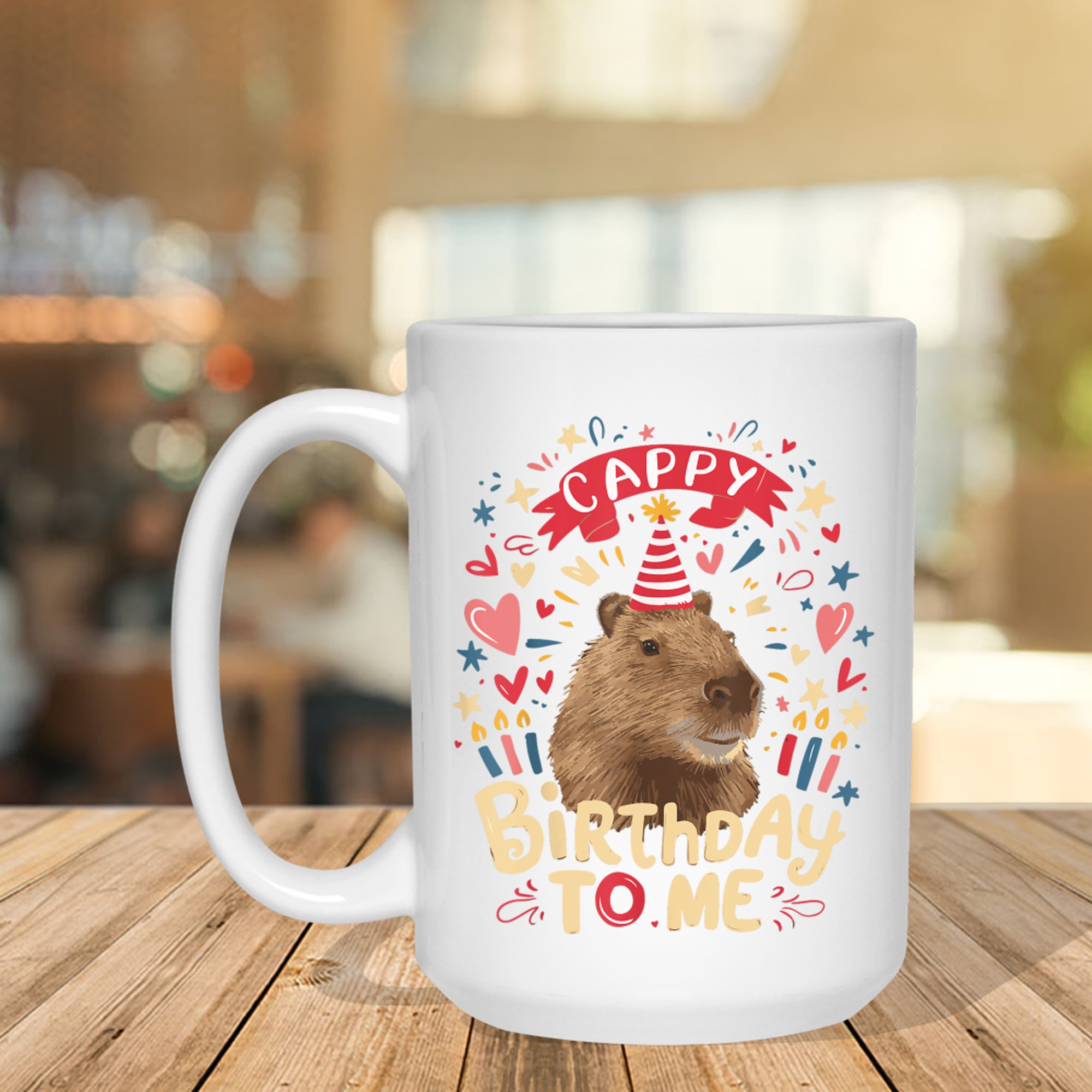 Cappy Birthday To Me Capy Birthday Mug