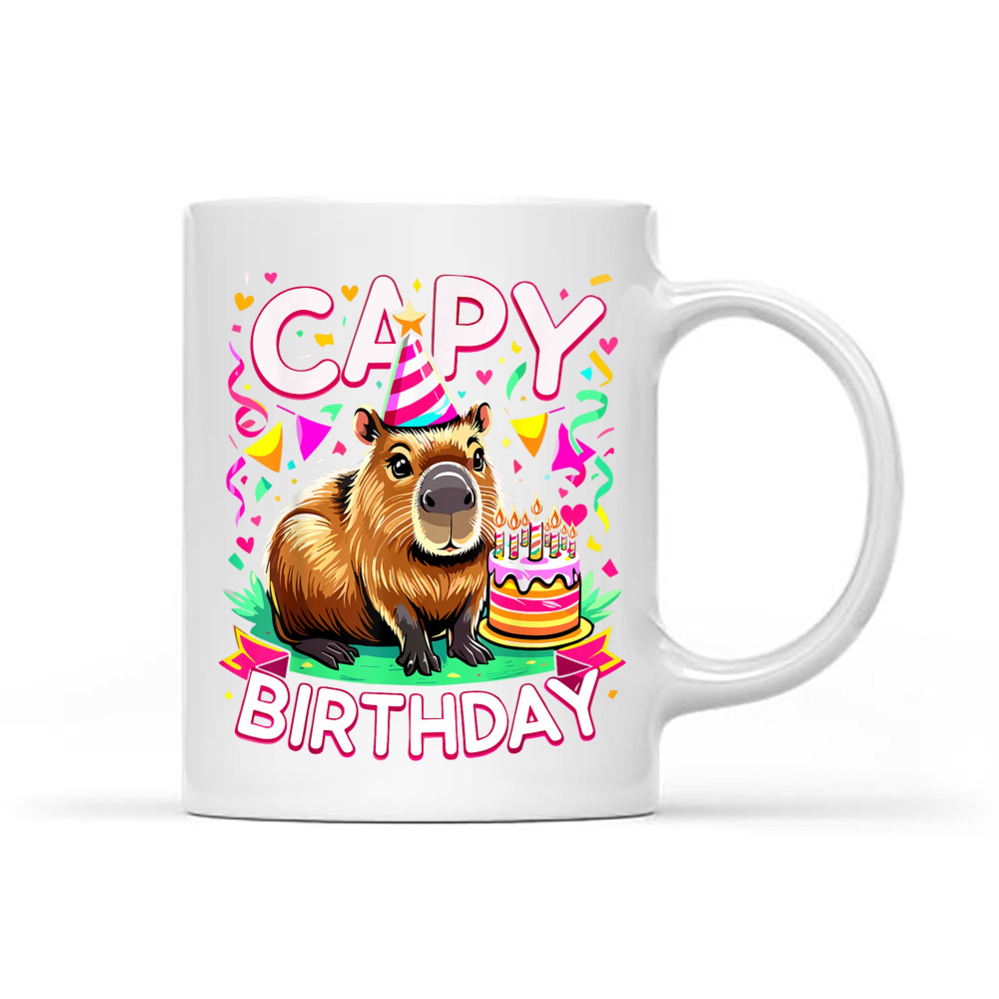 Capy Birthday Funny Capybara Birthday Mug
