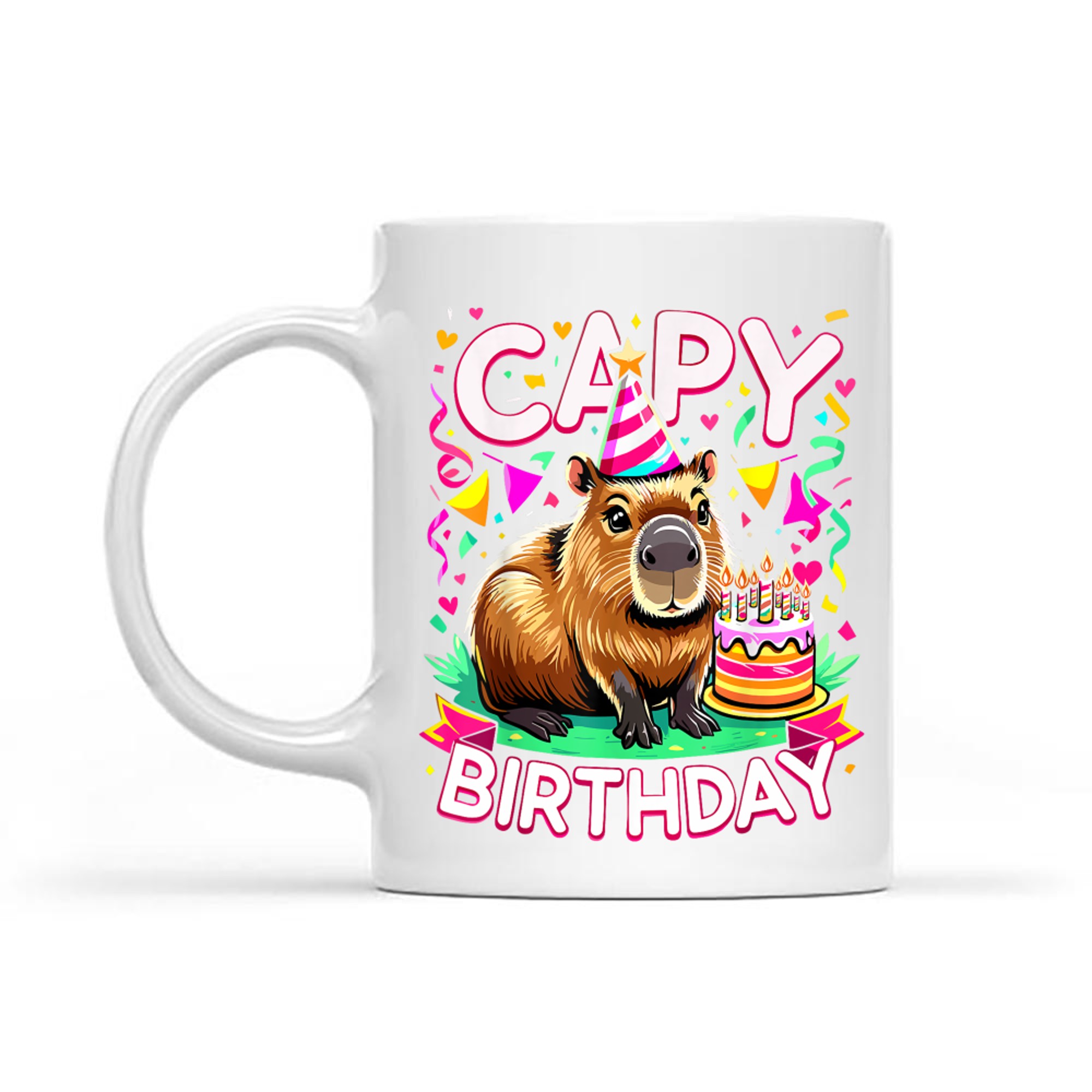 Capy Birthday Funny Capybara Birthday Mug