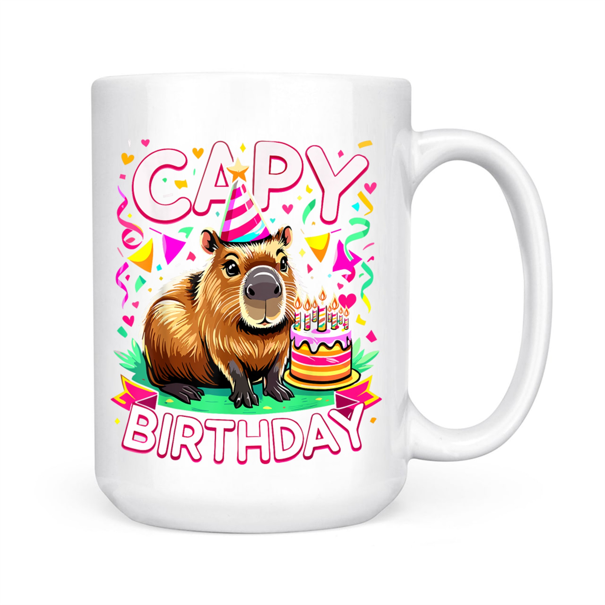 Capy Birthday Funny Capybara Birthday Mug