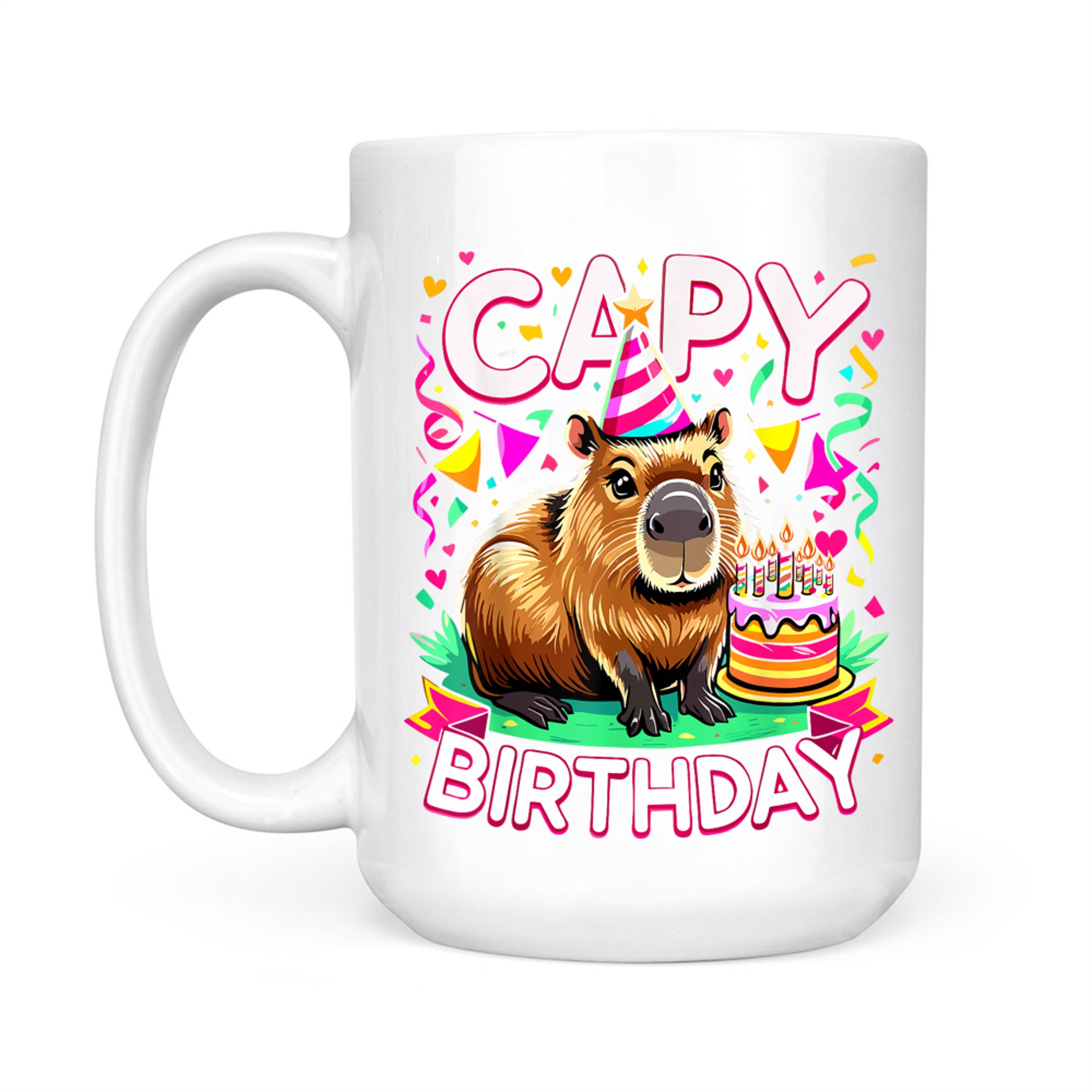 Capy Birthday Funny Capybara Birthday Mug