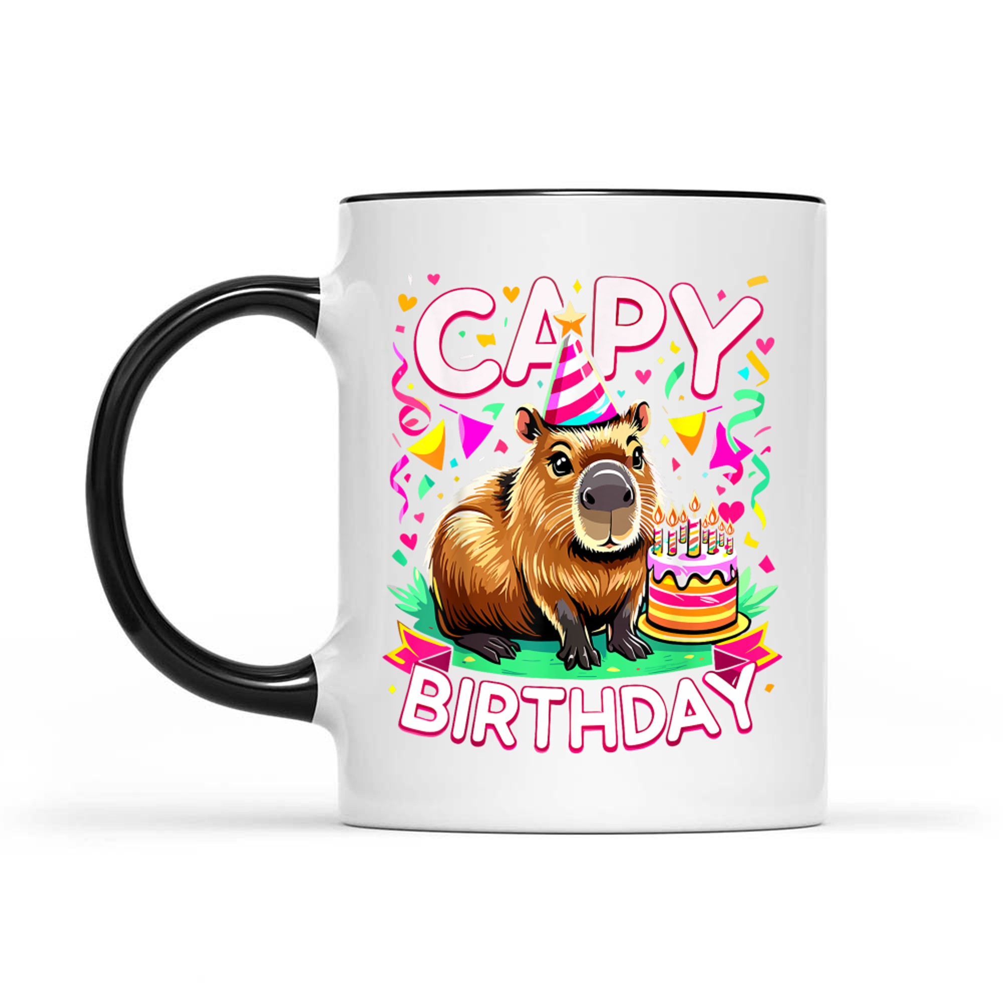 Capy Birthday Funny Capybara Birthday Mug
