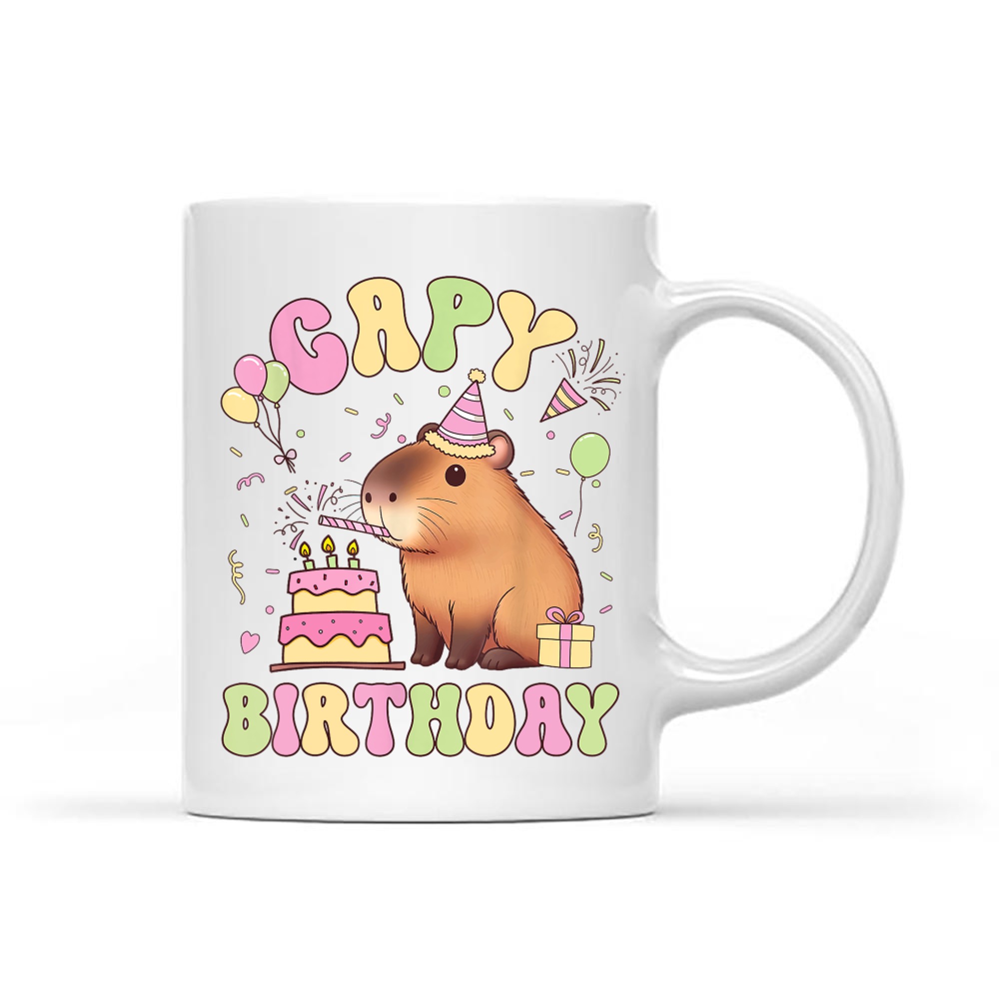 Capy Birthday Funny Capybara Cute Mug