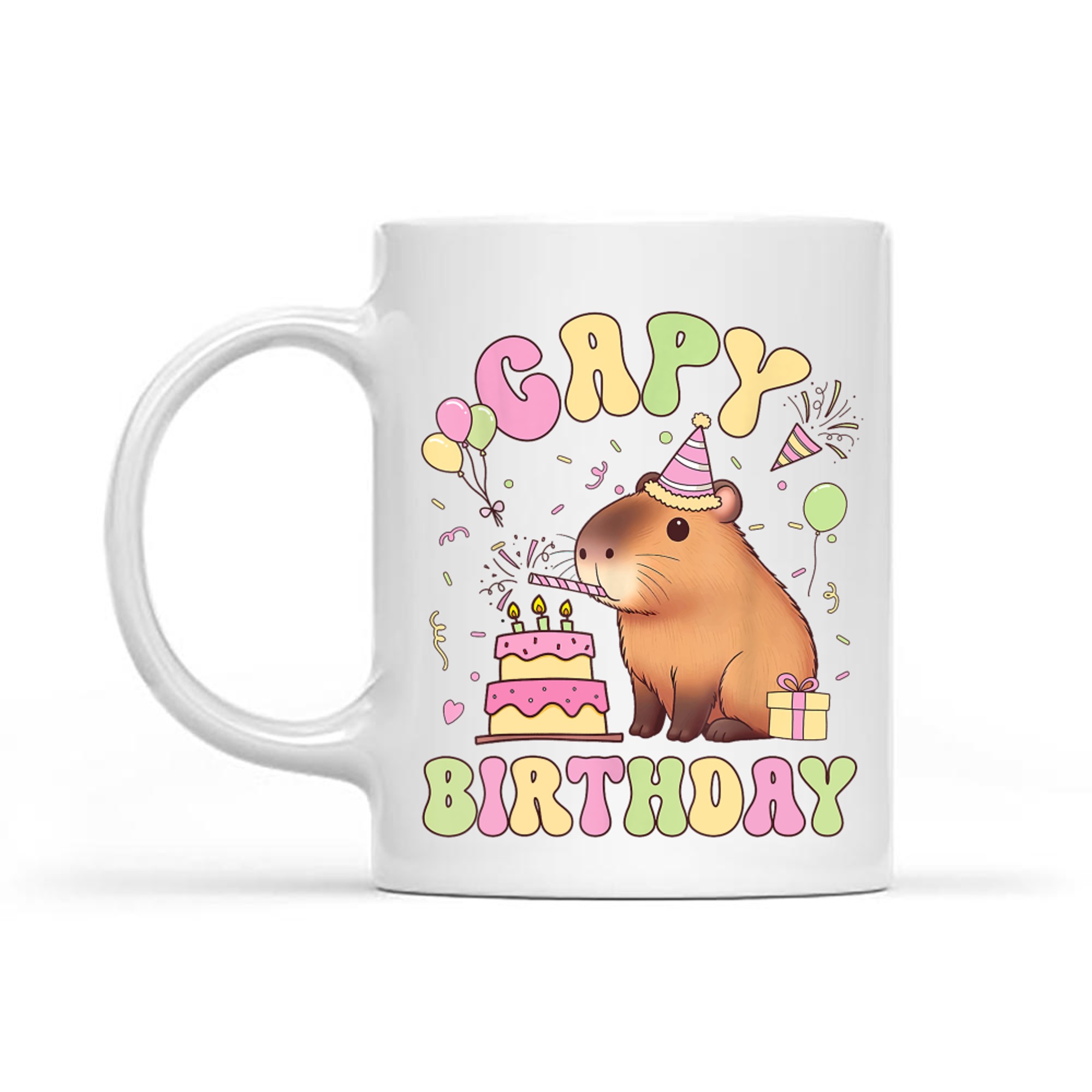 Capy Birthday Funny Capybara Cute Mug