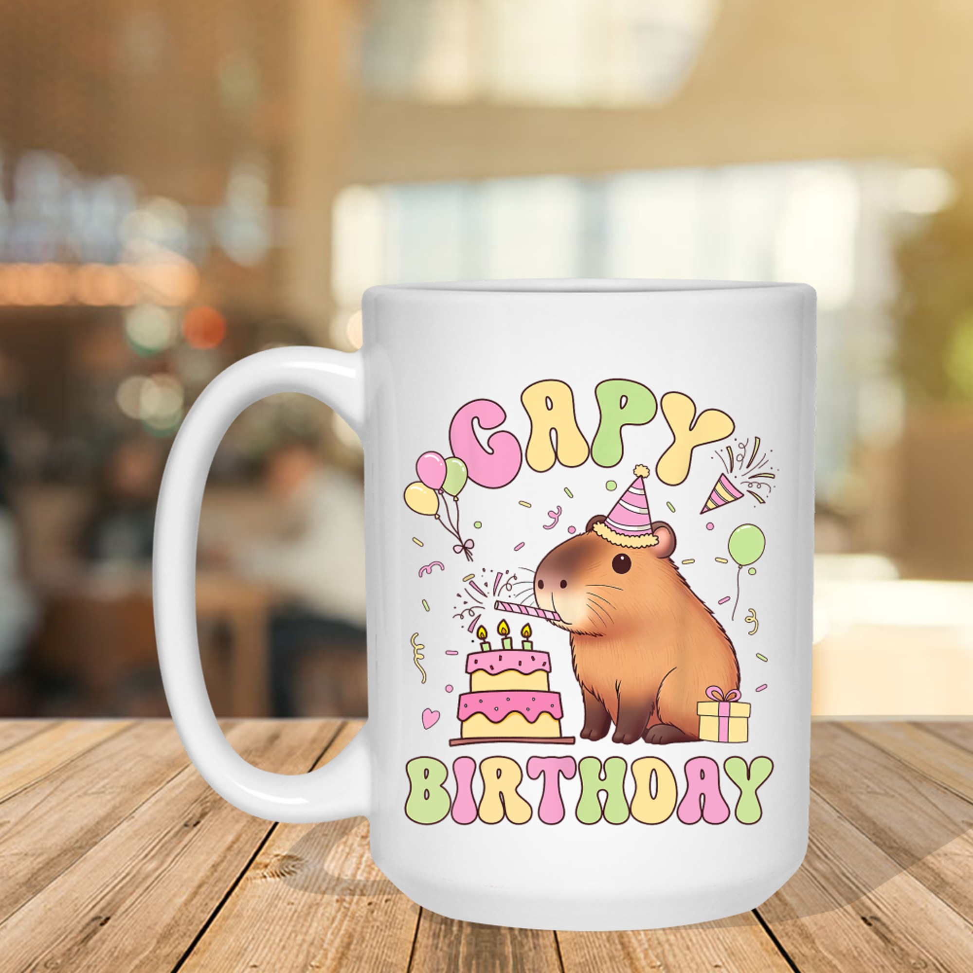 Capy Birthday Funny Capybara Cute Mug
