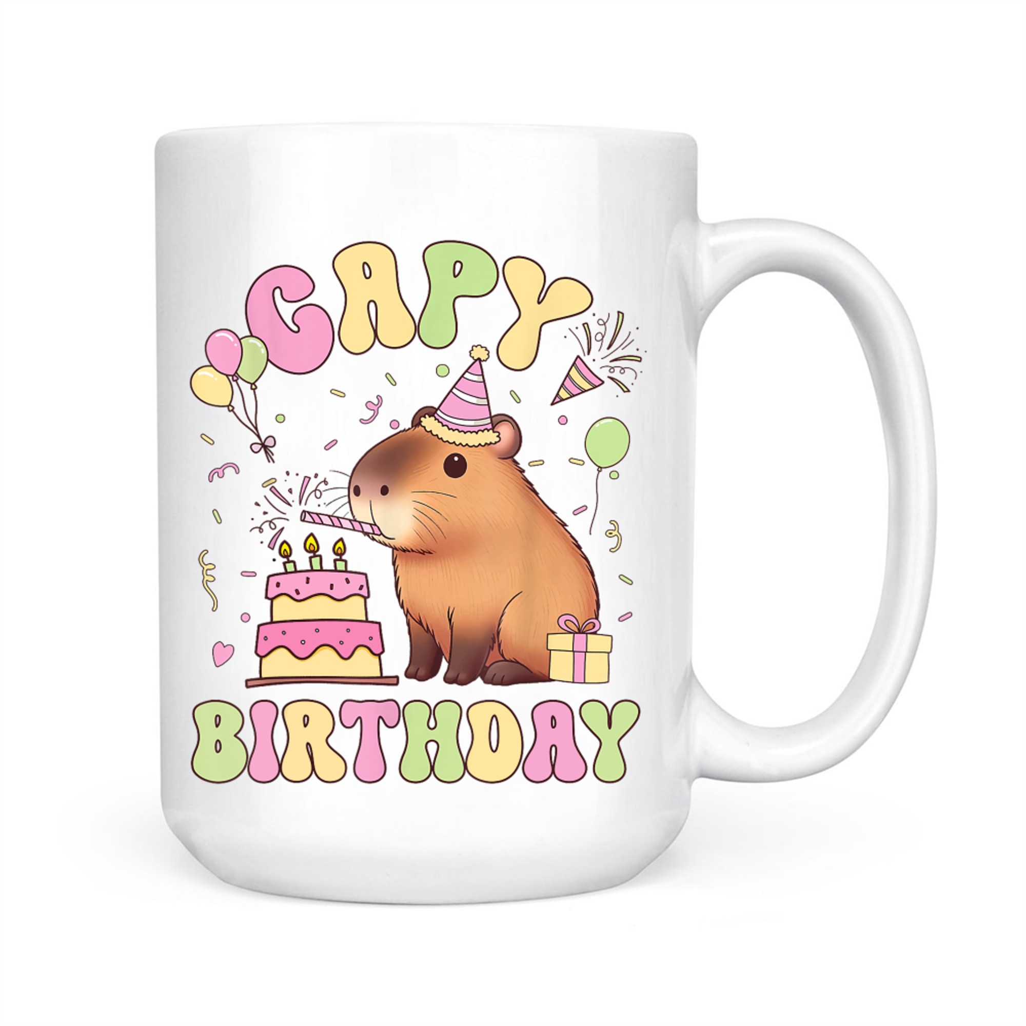 Capy Birthday Funny Capybara Cute Mug