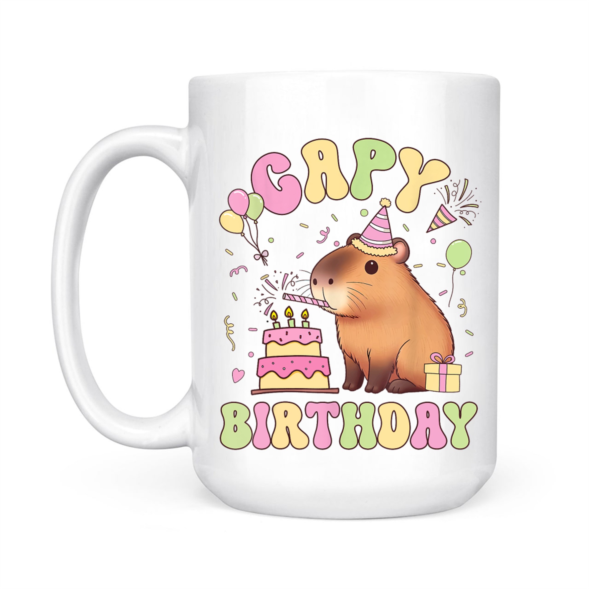 Capy Birthday Funny Capybara Cute Mug