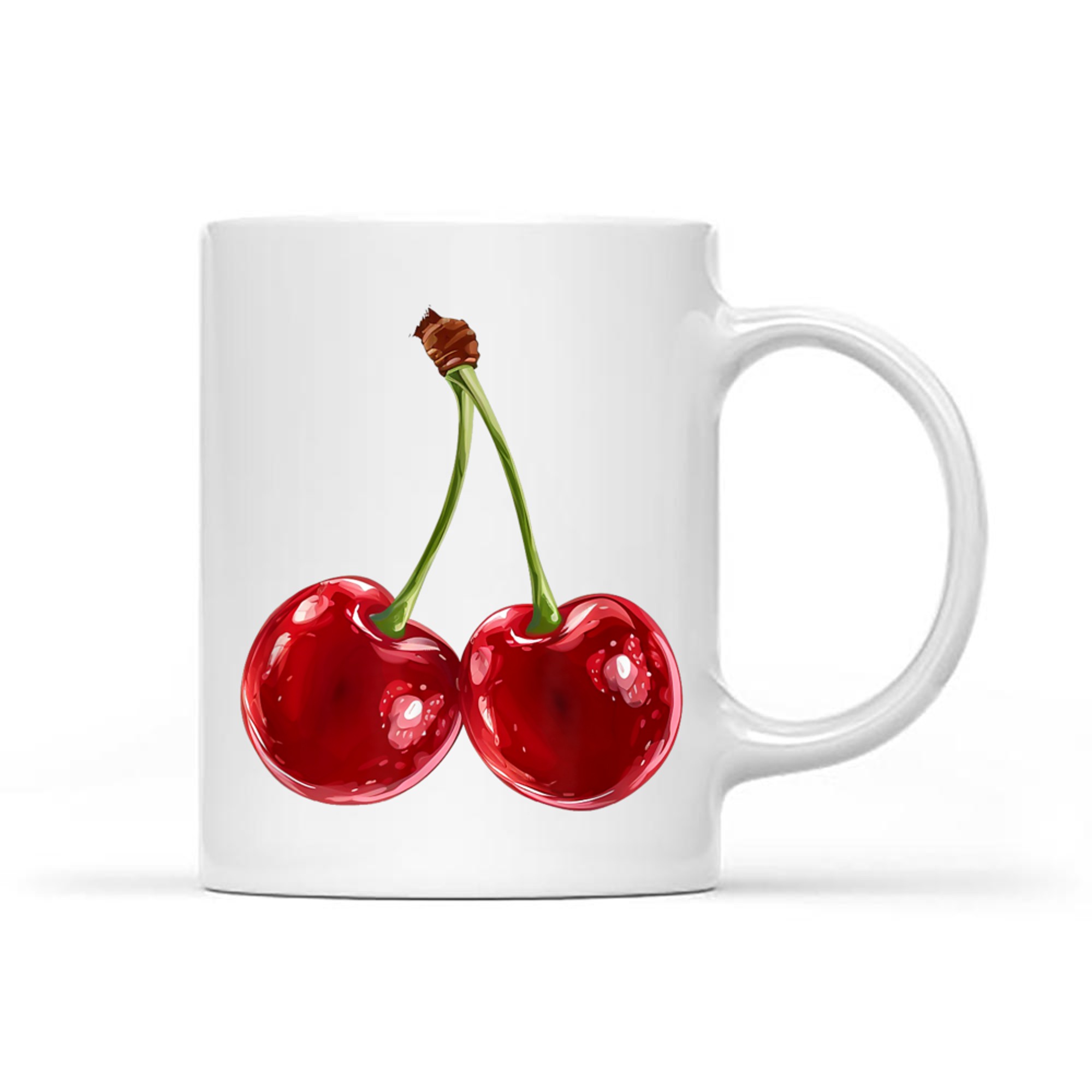 Cherry Red Aesthetic Cherries Trendy Summer Mug