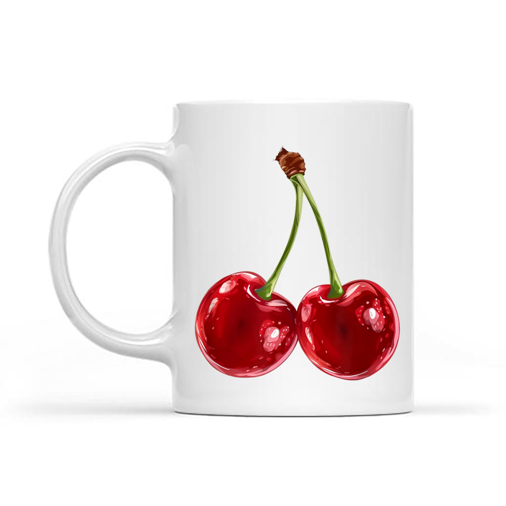 Cherry Red Aesthetic Cherries Trendy Summer Mug