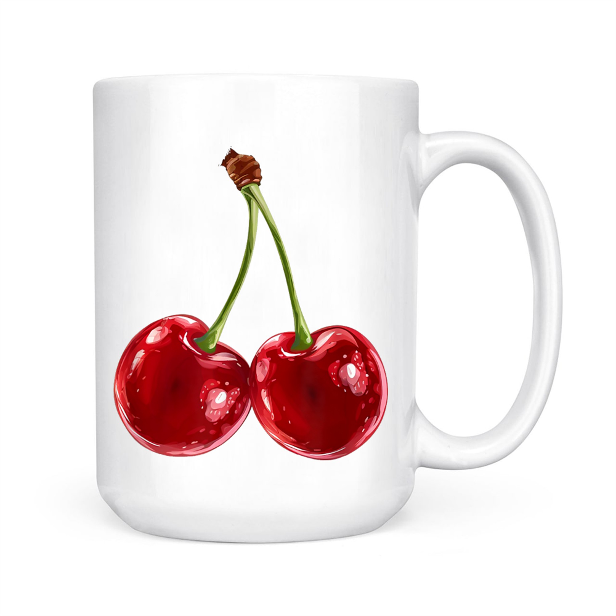 Cherry Red Aesthetic Cherries Trendy Summer Mug