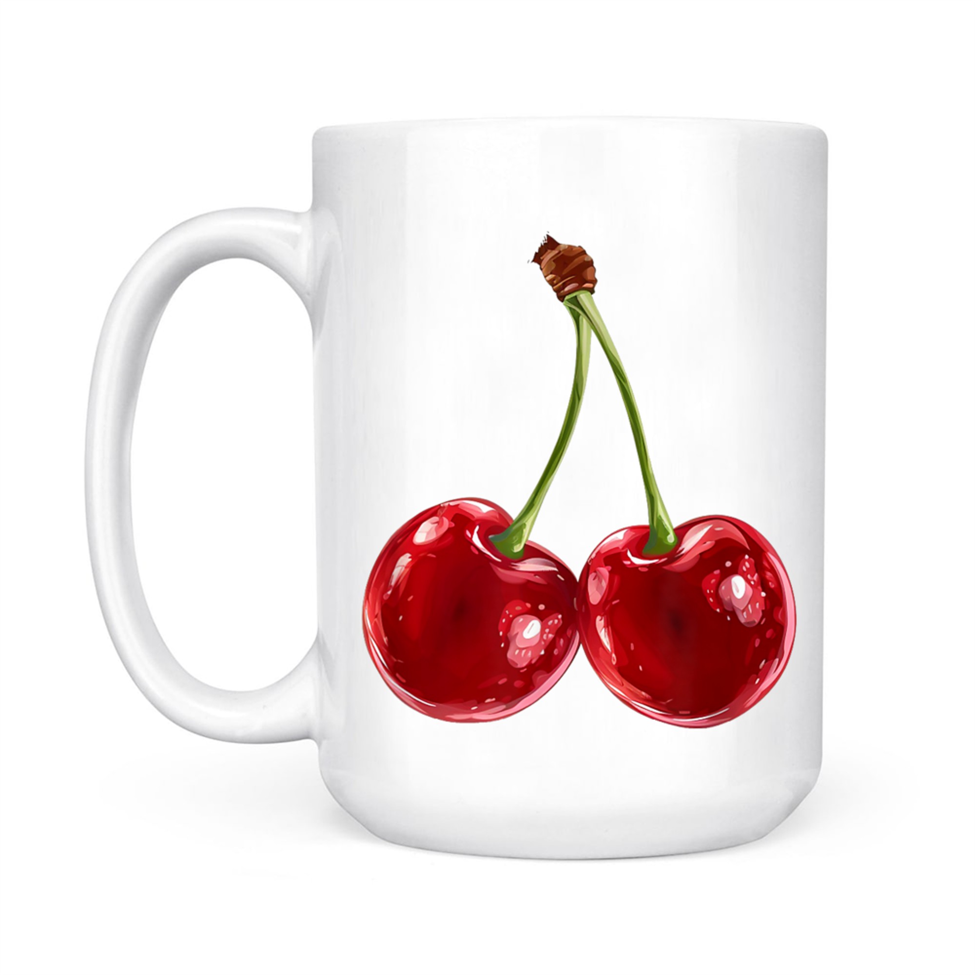 Cherry Red Aesthetic Cherries Trendy Summer Mug